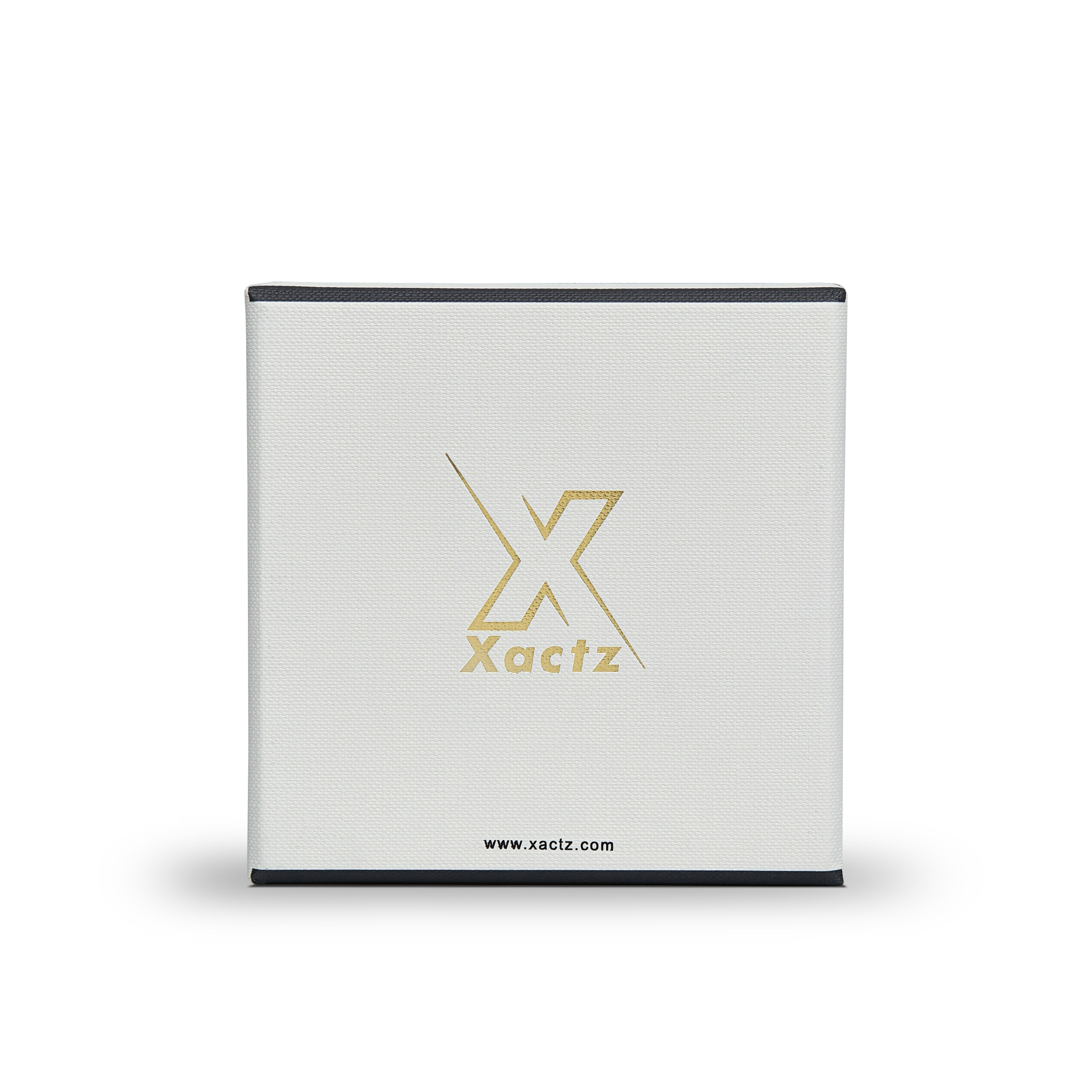 Premium Off-White Textured Gold Hot Stamped Luxury Lid and Base Gift Box with Interior Printing