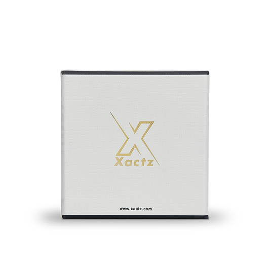 Premium Off-White Textured Gold Hot Stamped Luxury Lid and Base Gift Box with Interior Printing