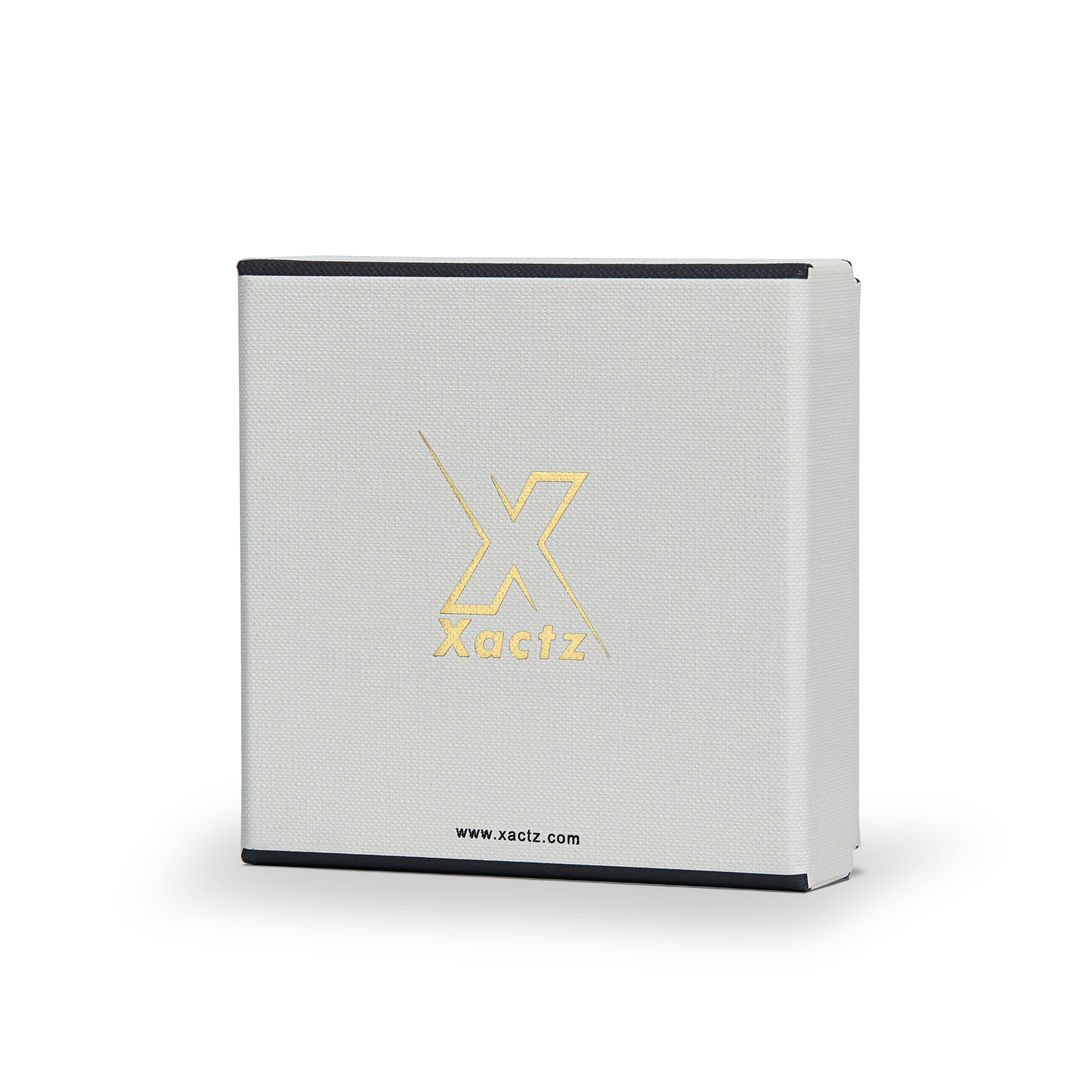 Premium Off-White Textured Gold Hot Stamped Luxury Lid and Base Gift Box with Interior Printing