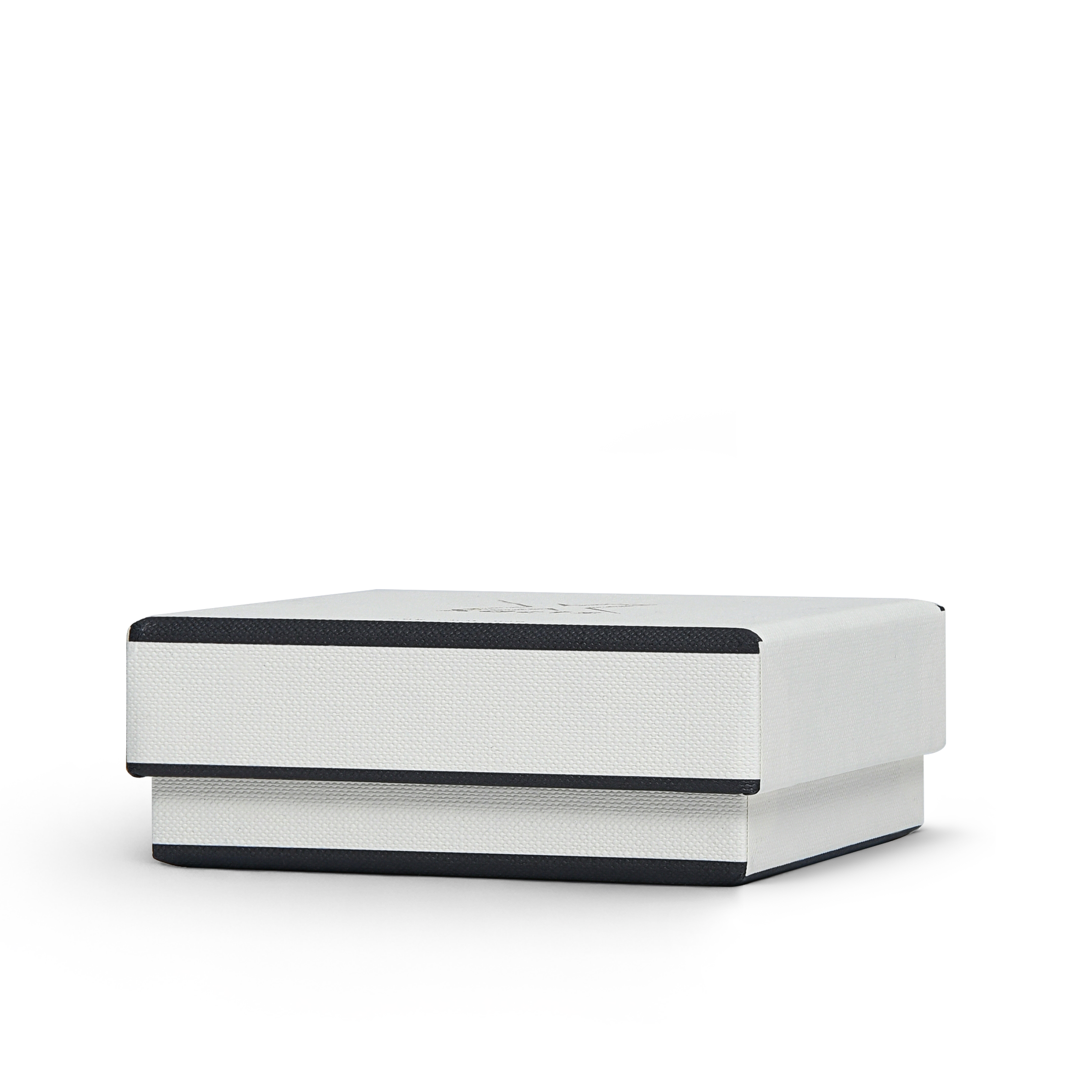 Premium Off-White Textured Gold Hot Stamped Luxury Lid and Base Gift Box with Interior Printing