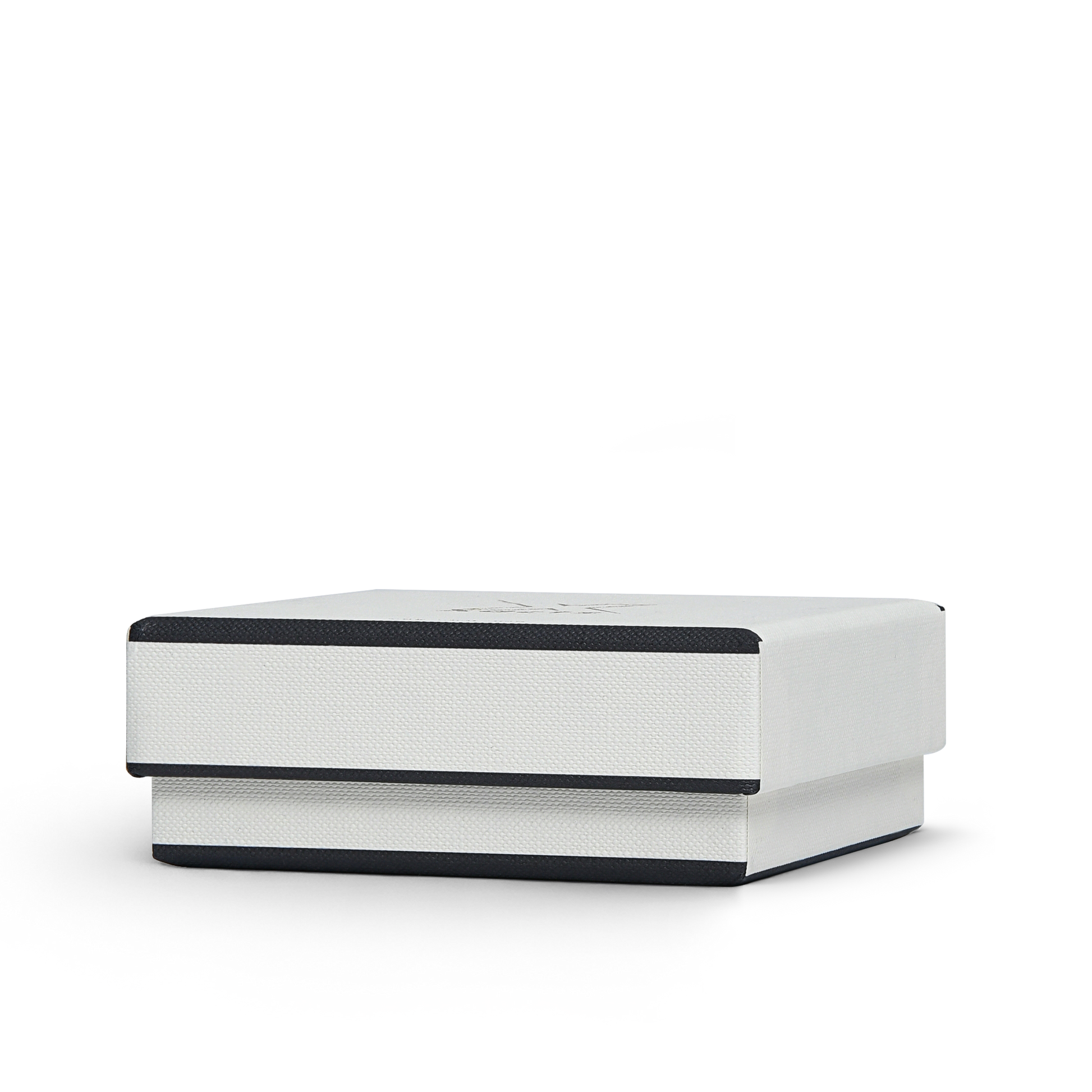 Premium Off-White Textured Gold Hot Stamped Luxury Lid and Base Gift Box with Interior Printing