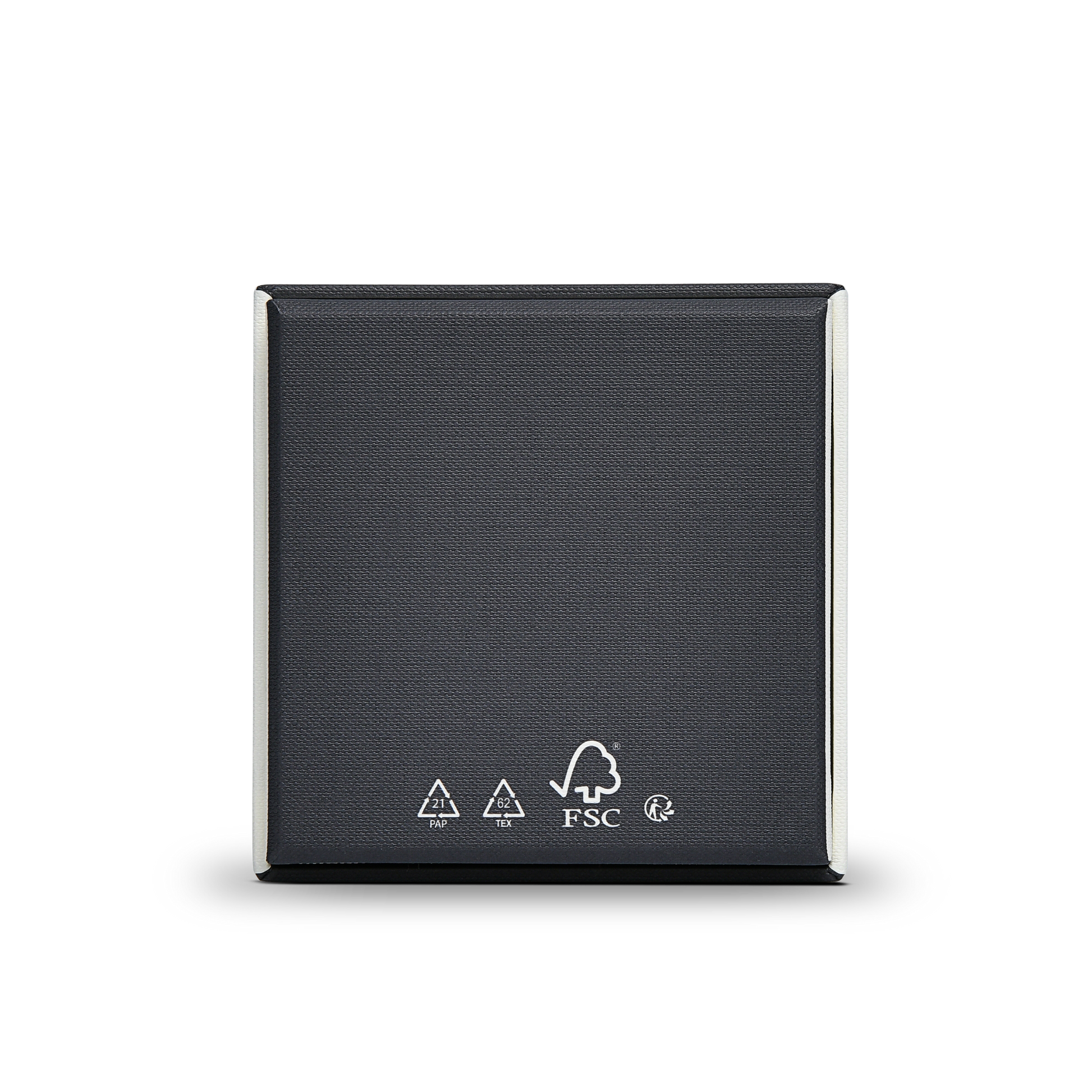 Premium Off-White Textured Gold Hot Stamped Luxury Lid and Base Gift Box with Interior Printing