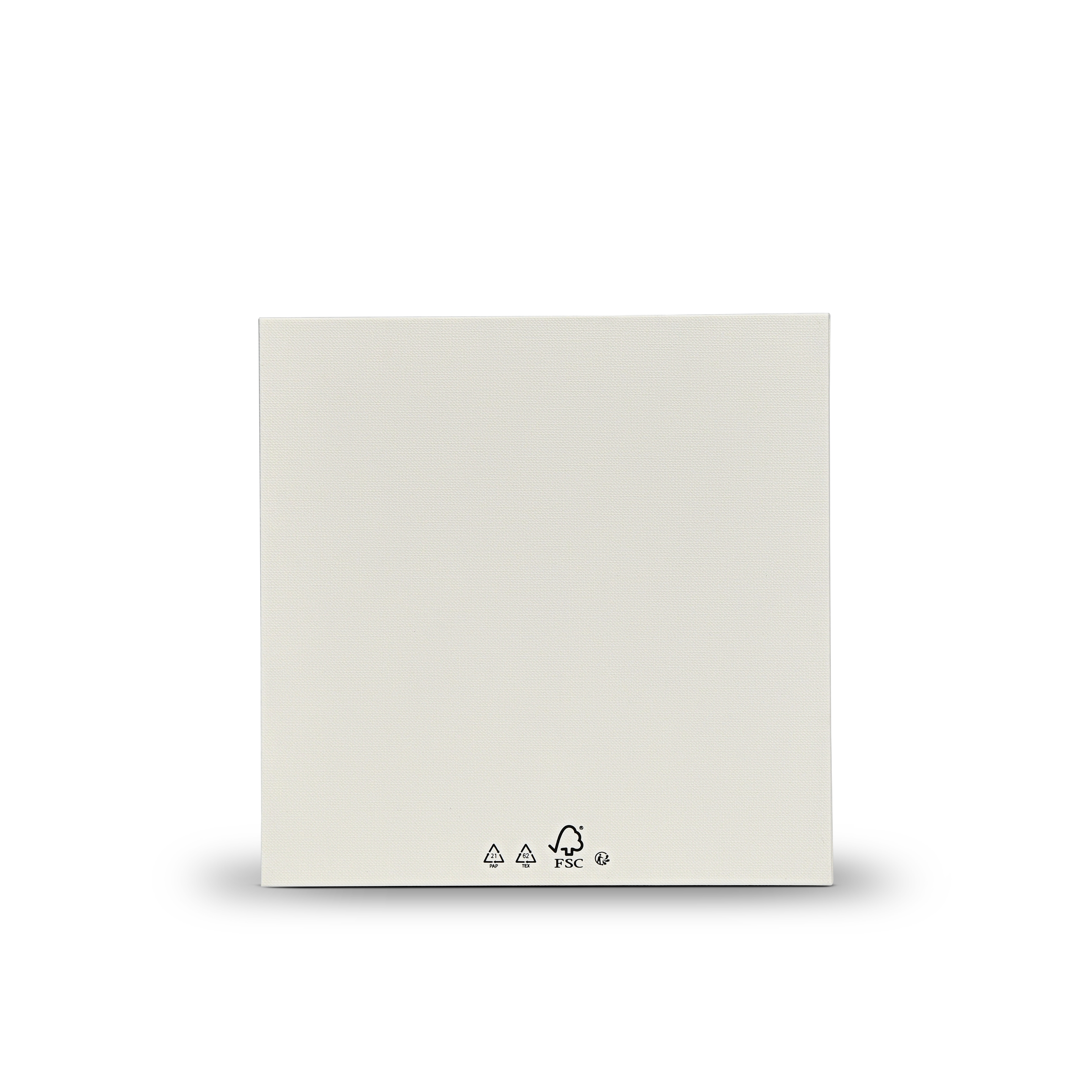 Premium Off-White Textured Lid and Base Gift Box with Embossed Rose Gold Foil Stamping