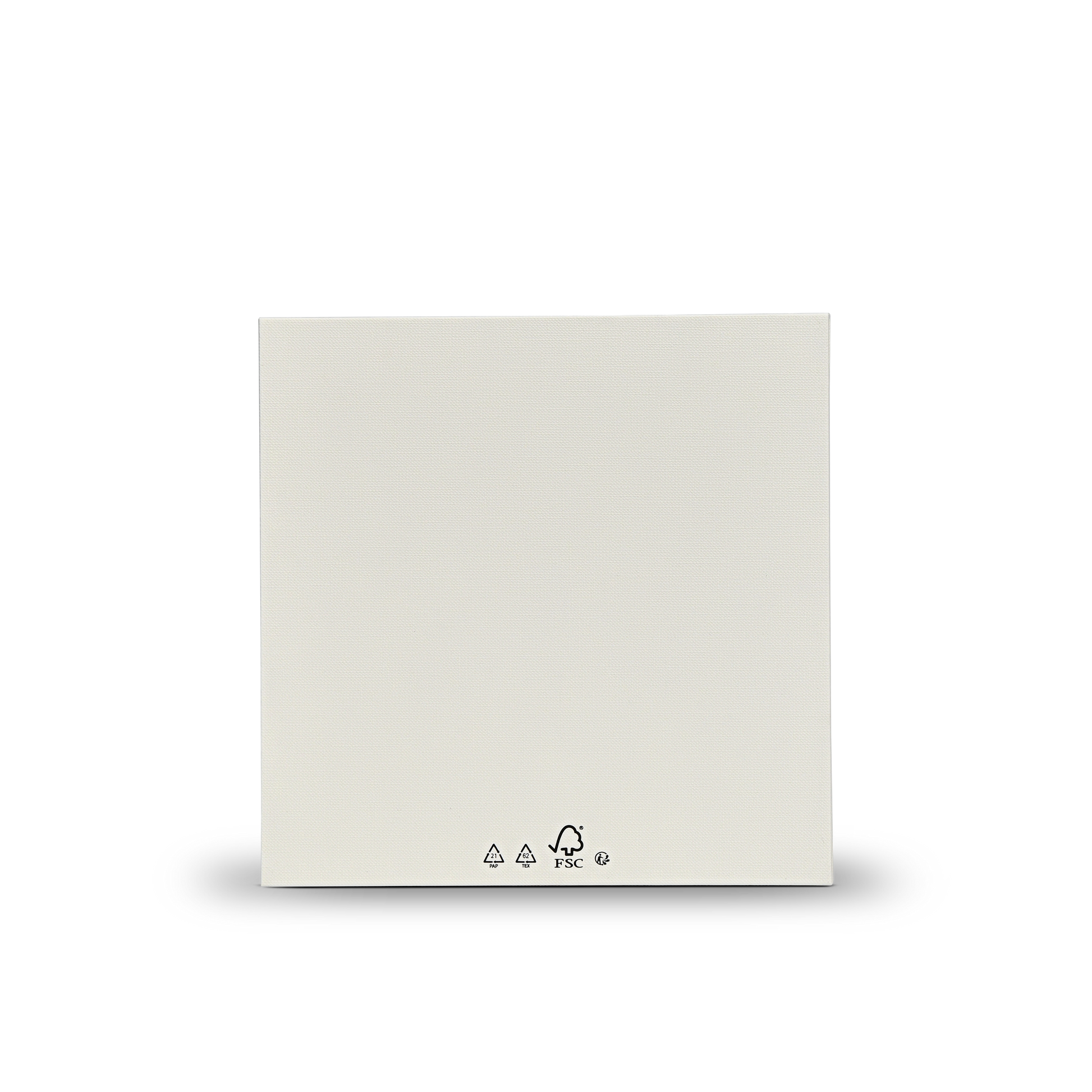 Premium Off-White Textured Lid and Base Gift Box with Embossed Rose Gold Foil Stamping