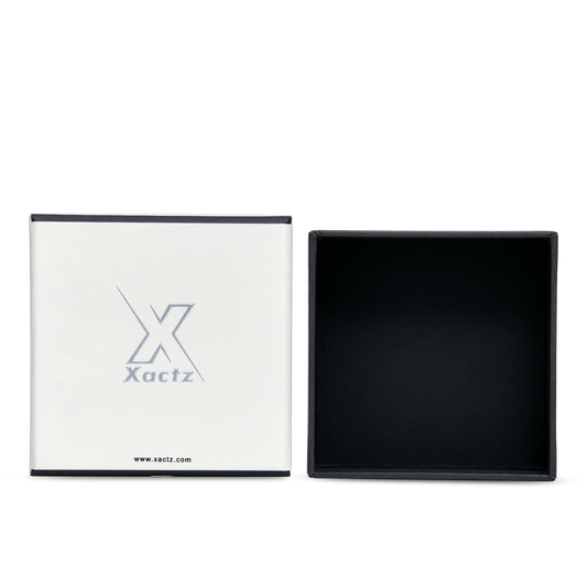 Luxuriöse maßgeschneiderte off-white silberne geprägte quadratische Deckel- und Bodenboxen mit Innenbedruckung