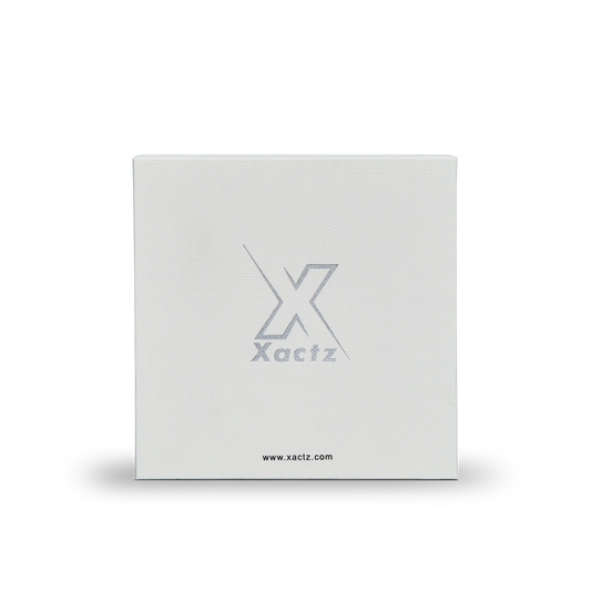 Premium Off-White Textured Silver Hot Stamped Luxury Lid and Base Gift Box