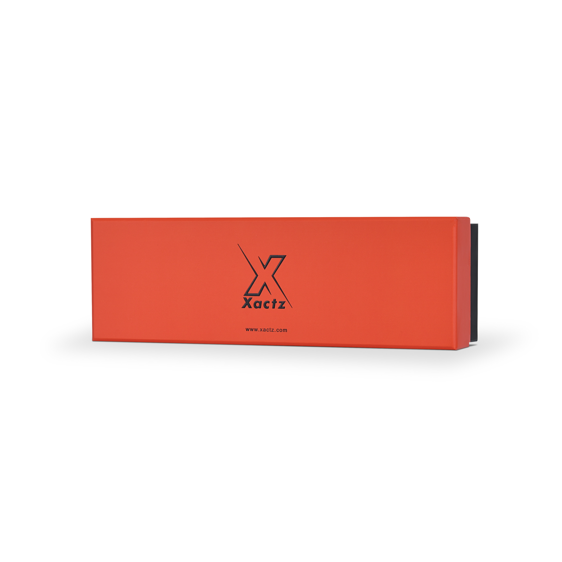 Boîte de Luxe Personnalisée avec Couvercle Orange et Plateau Intérieur sur Mesure