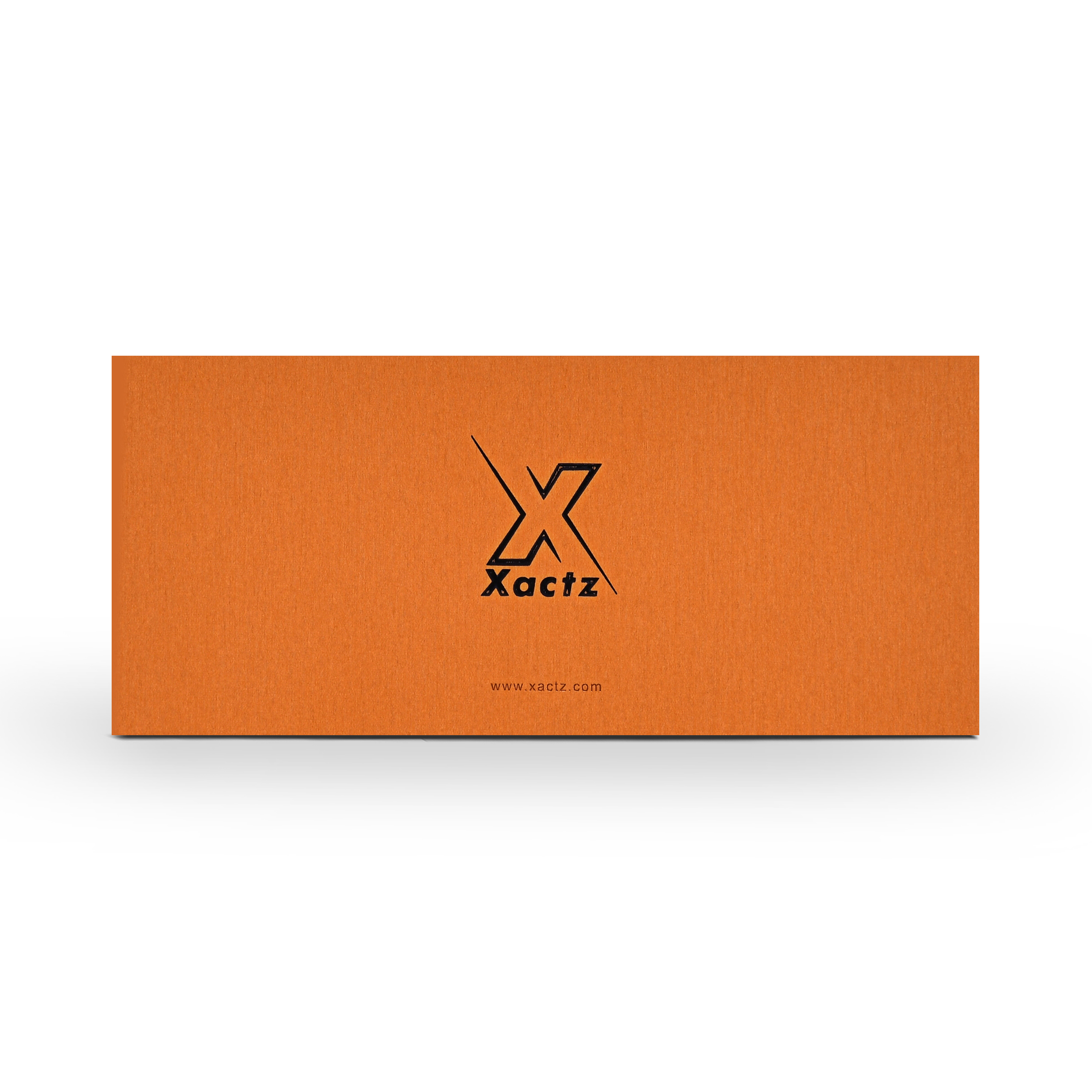 Emballage Éco-Responsable de Luxe avec Boîte et Couvercle Orange Personnalisés