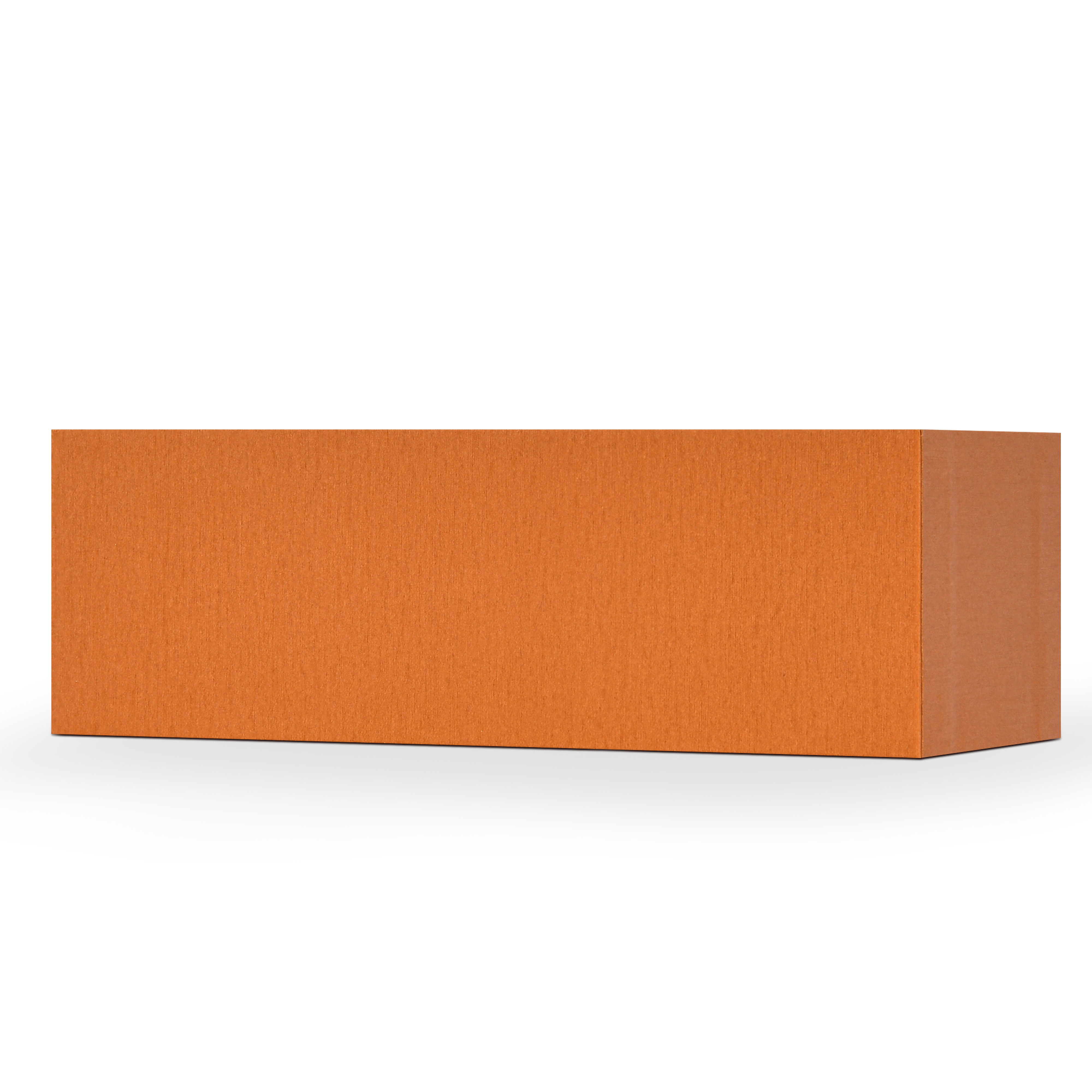 Emballage Éco-Responsable de Luxe avec Boîte et Couvercle Orange Personnalisés