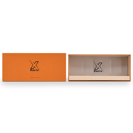 Luxury Custom Orange Lid Base Box Eco Friendly Packaging