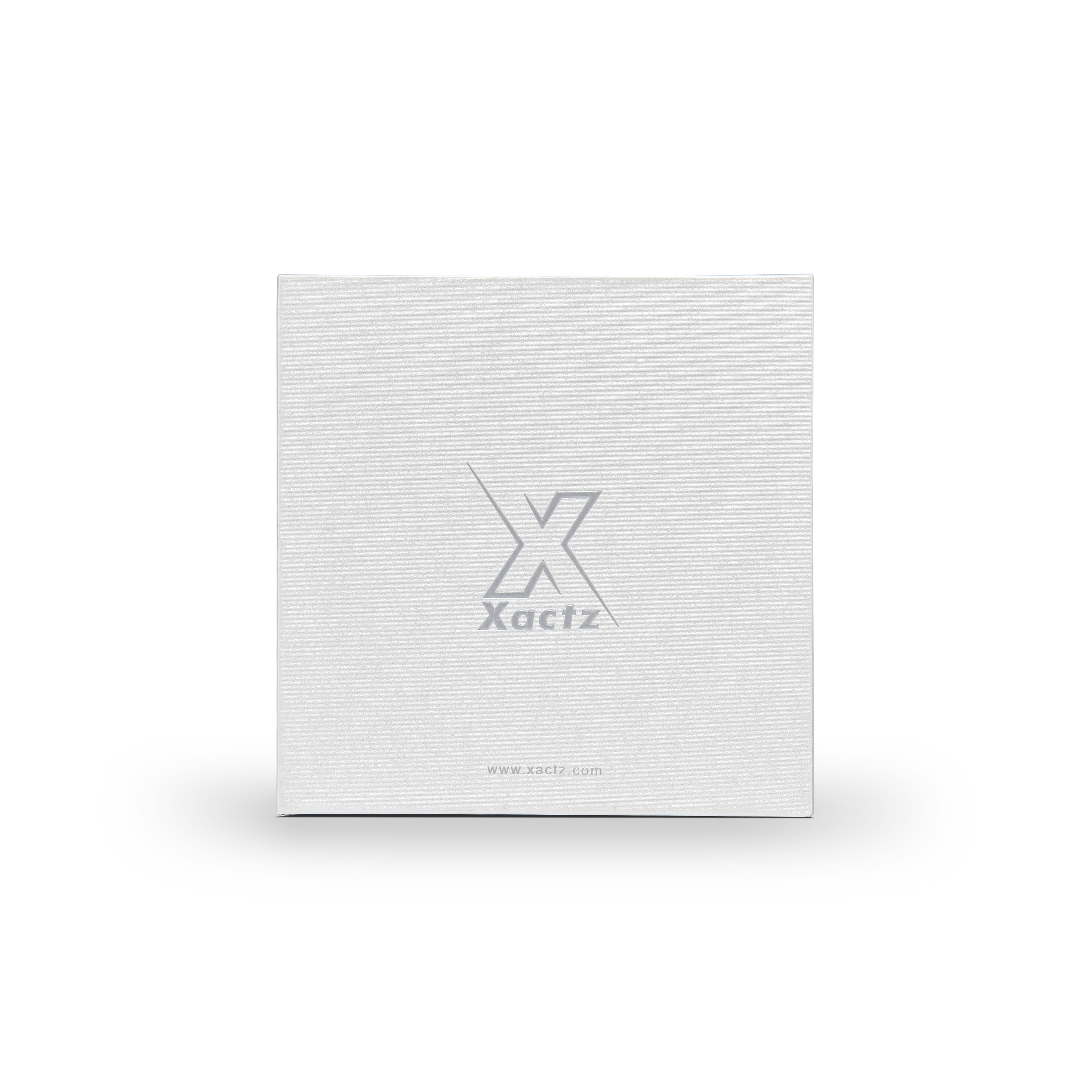 Premium Pearl White Silk Rain Textured Silver Foil Drawer-Style Luxury Gift Box with Ribbon Pull and Coordinated Interior