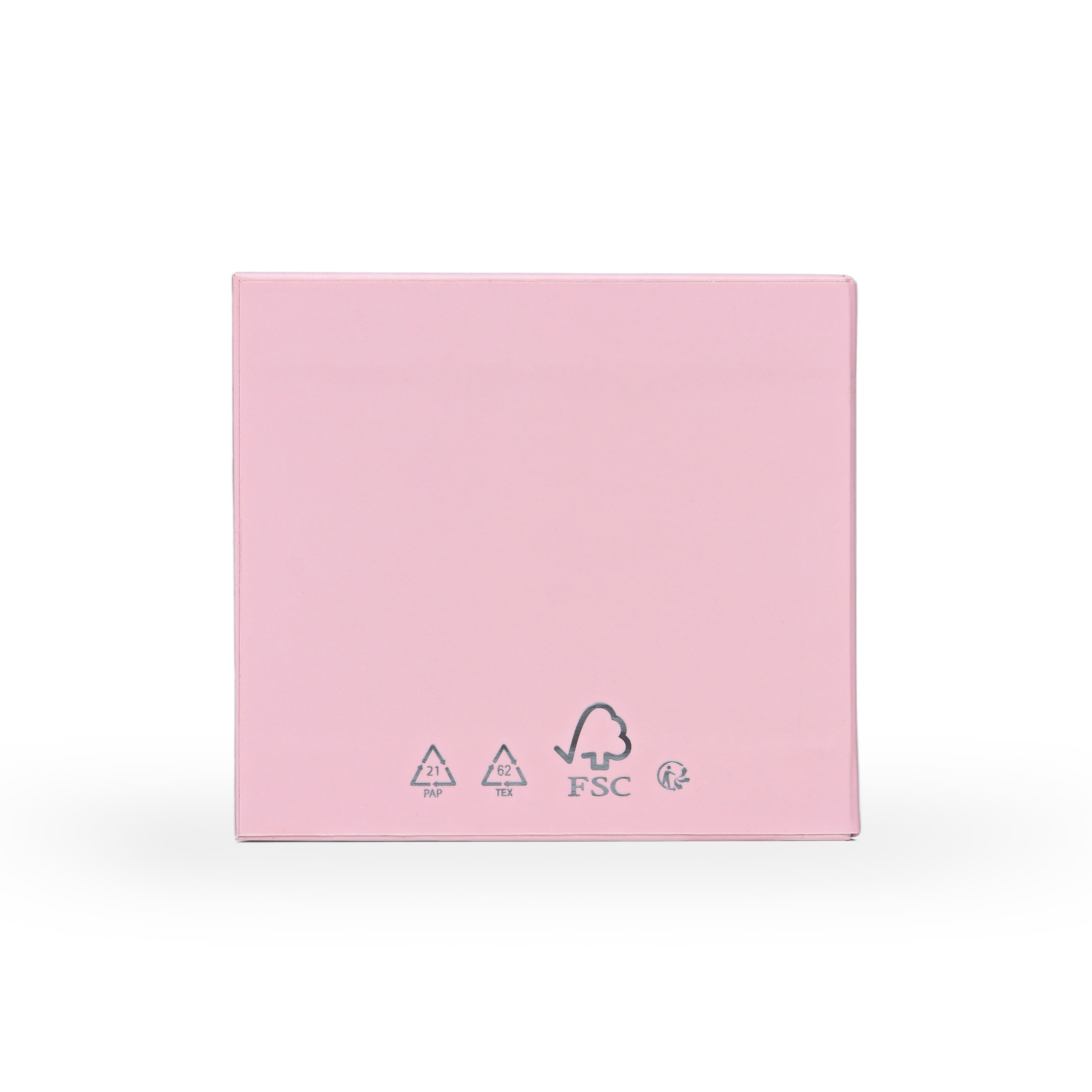Boîte de luxe personnalisée rose à couvercle, emballage mat résistant aux rayures