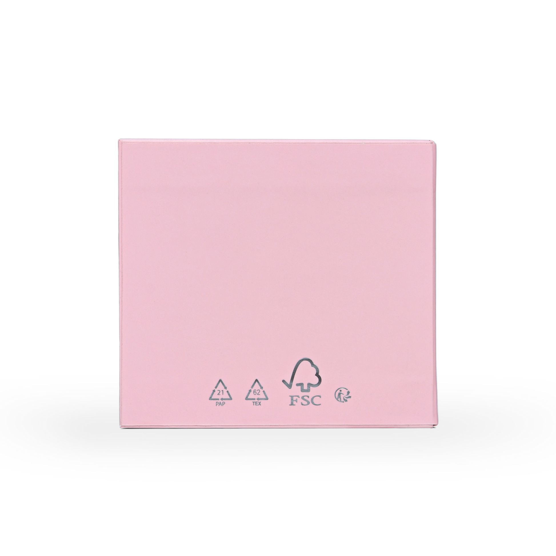 Boîte de luxe personnalisée rose à couvercle, emballage mat résistant aux rayures