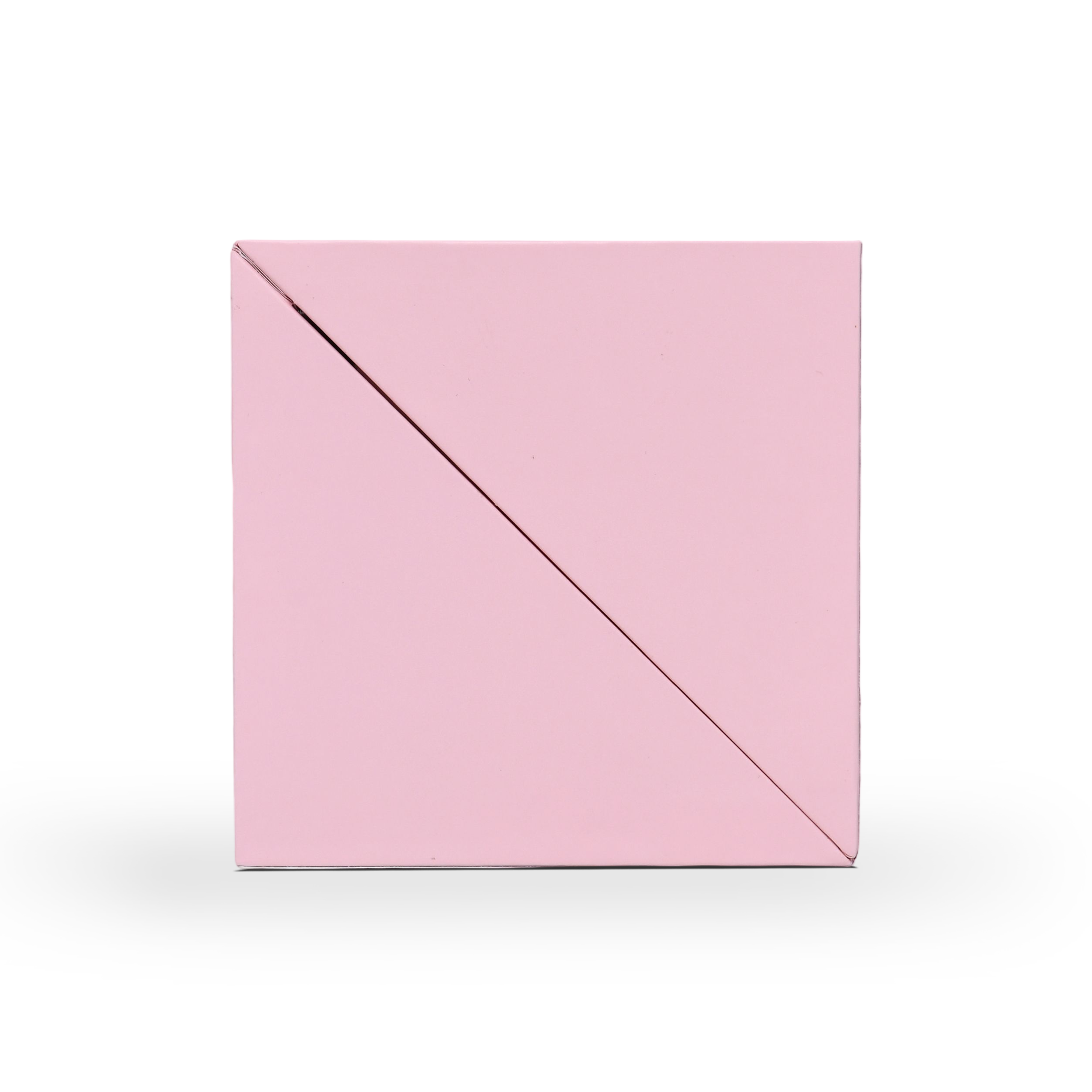 Boîte de luxe personnalisée rose à couvercle, emballage mat résistant aux rayures