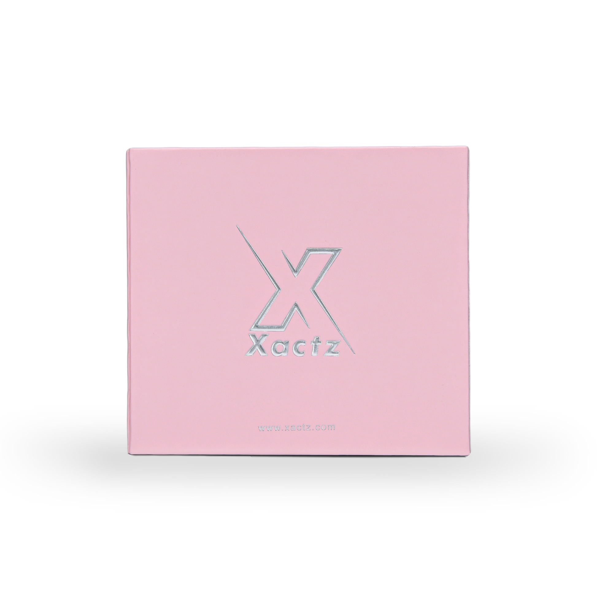 Boîte de luxe personnalisée rose à couvercle, emballage mat résistant aux rayures