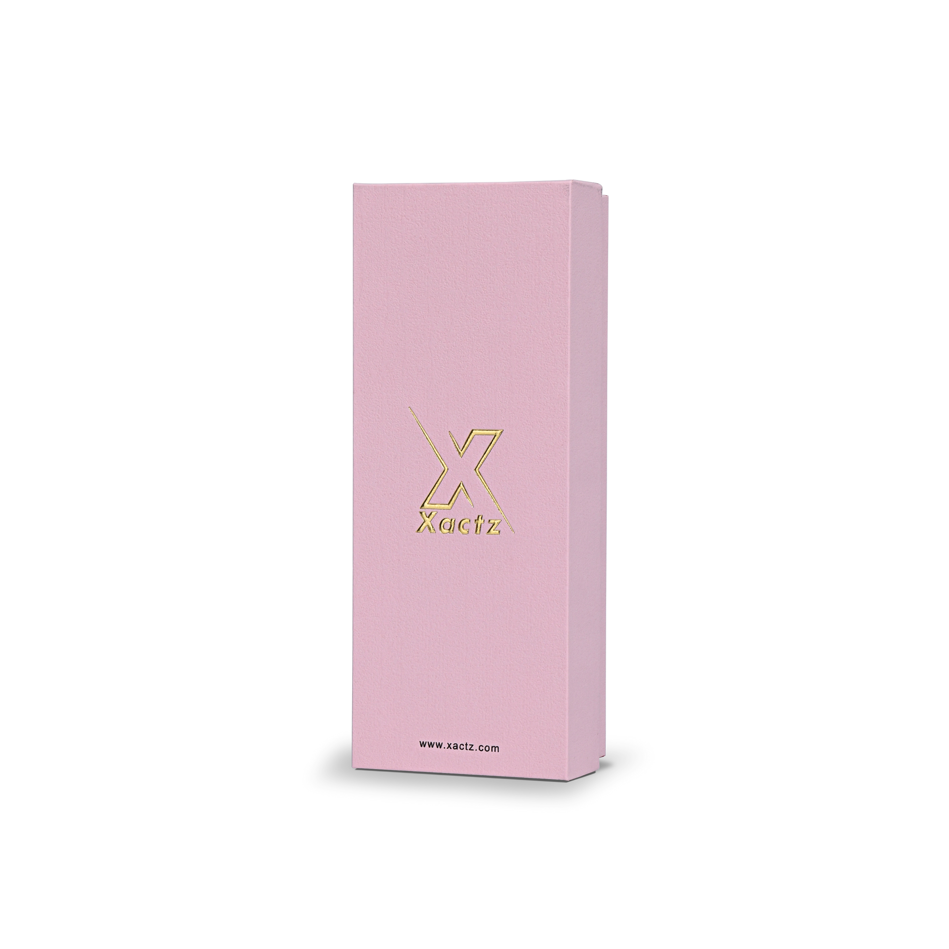 Premium Pink Embossed Gold Foil Lid and Base Gift Packaging