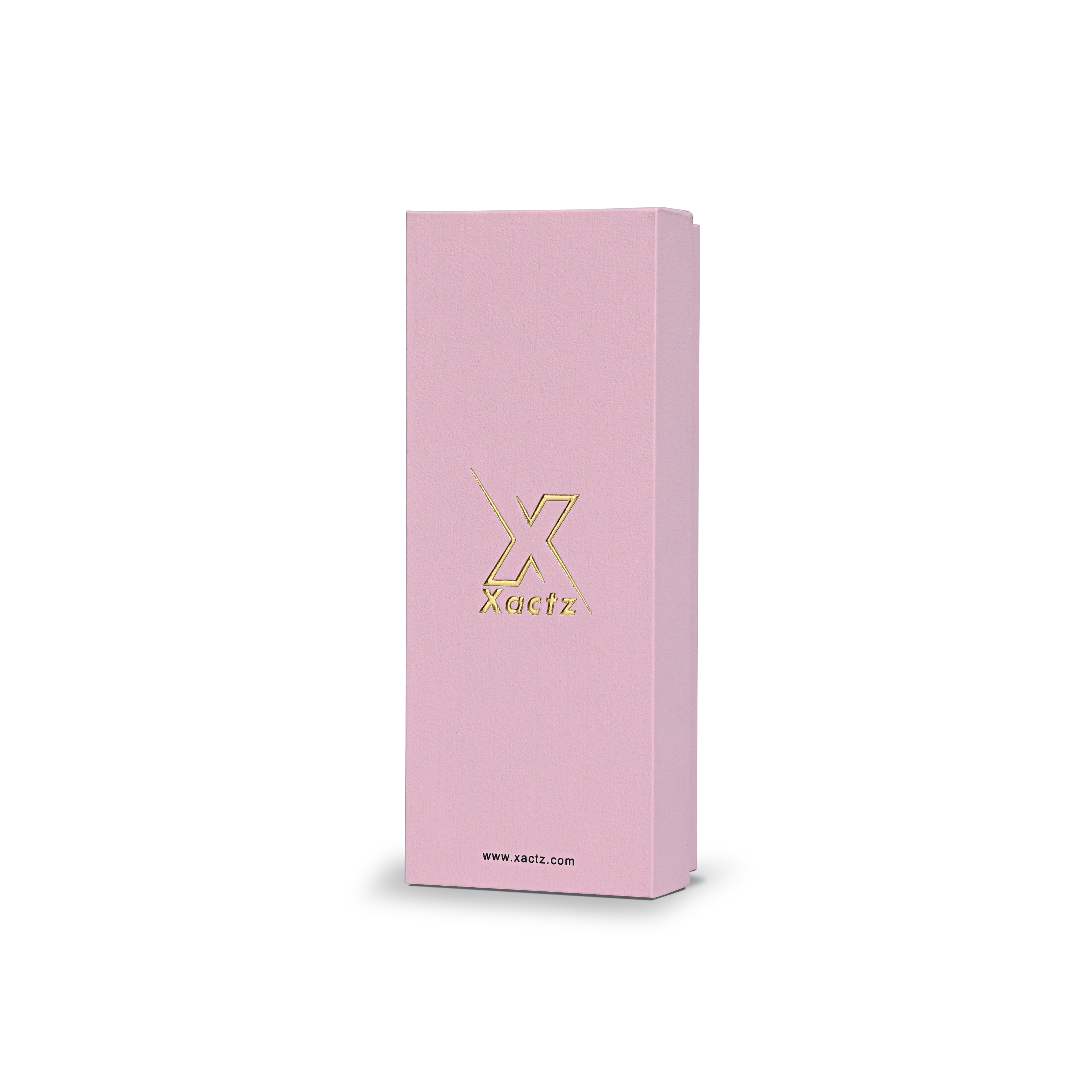 Premium Pink Embossed Gold Foil Lid and Base Gift Packaging