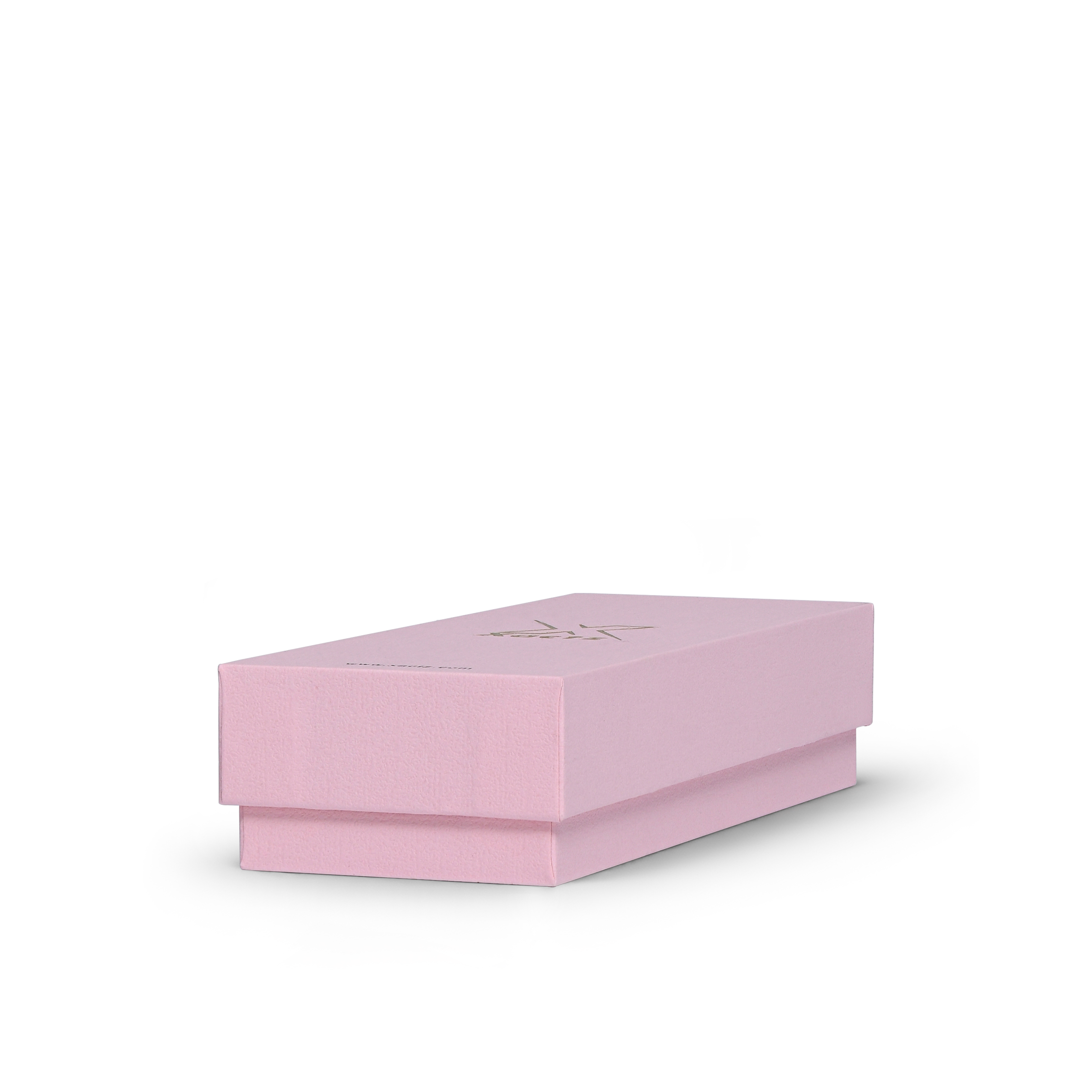 Premium Pink Embossed Gold Foil Lid and Base Gift Packaging