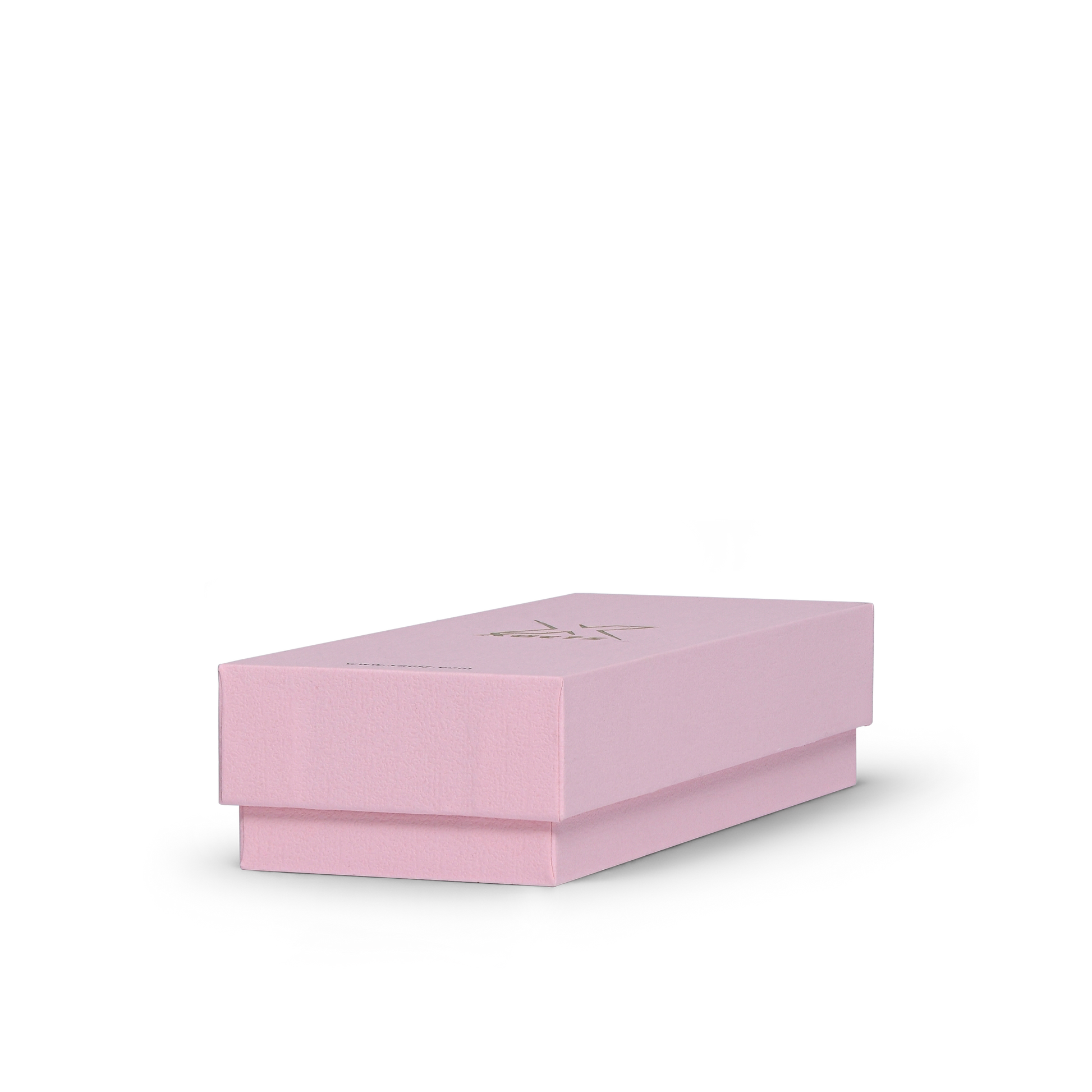 Premium Pink Embossed Gold Foil Lid and Base Gift Packaging