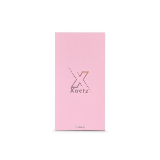 Premium Pink Iridescent Silver Embossed Detailed Luxury Box