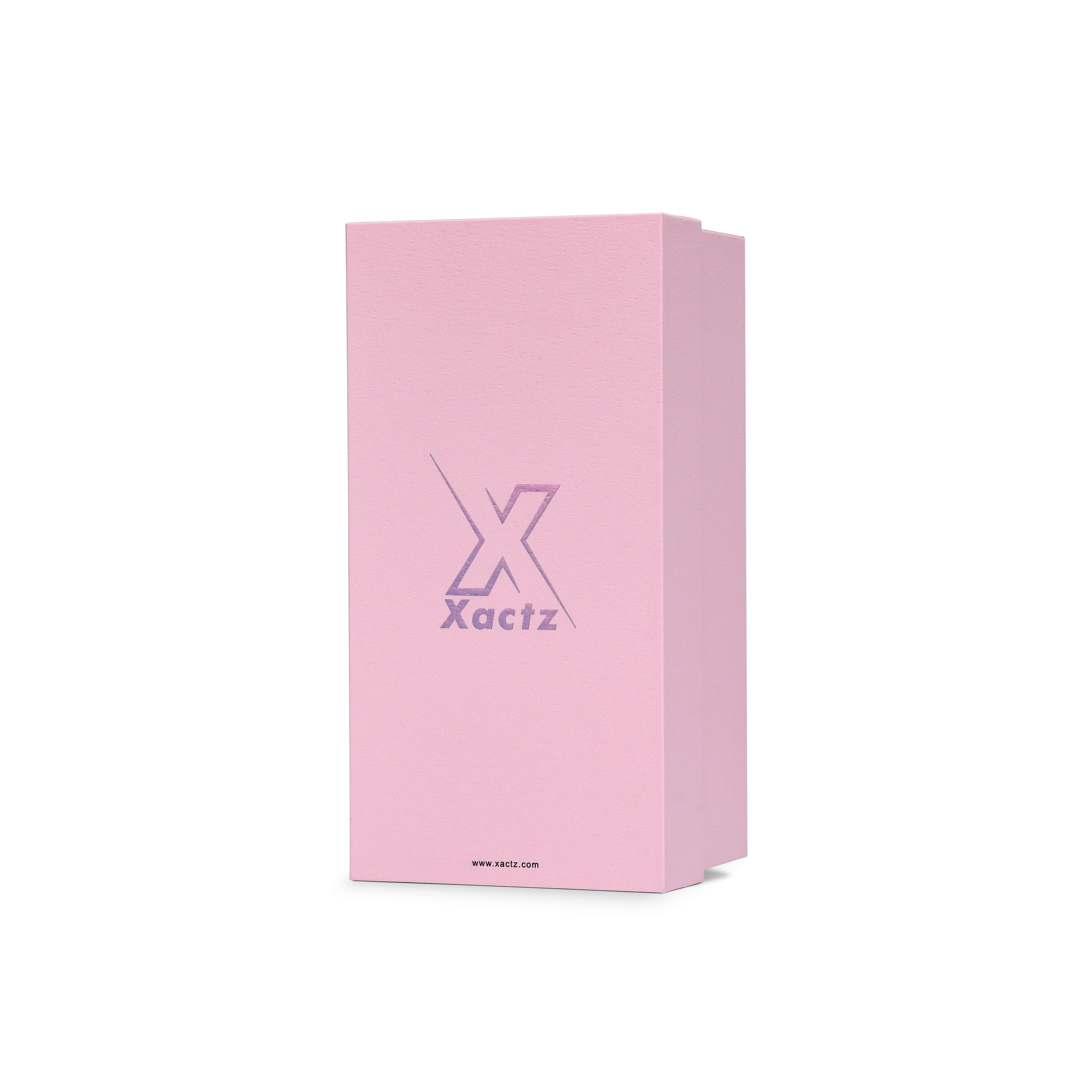 Premium Pink Iridescent Silver Embossed Detailed Luxury Box