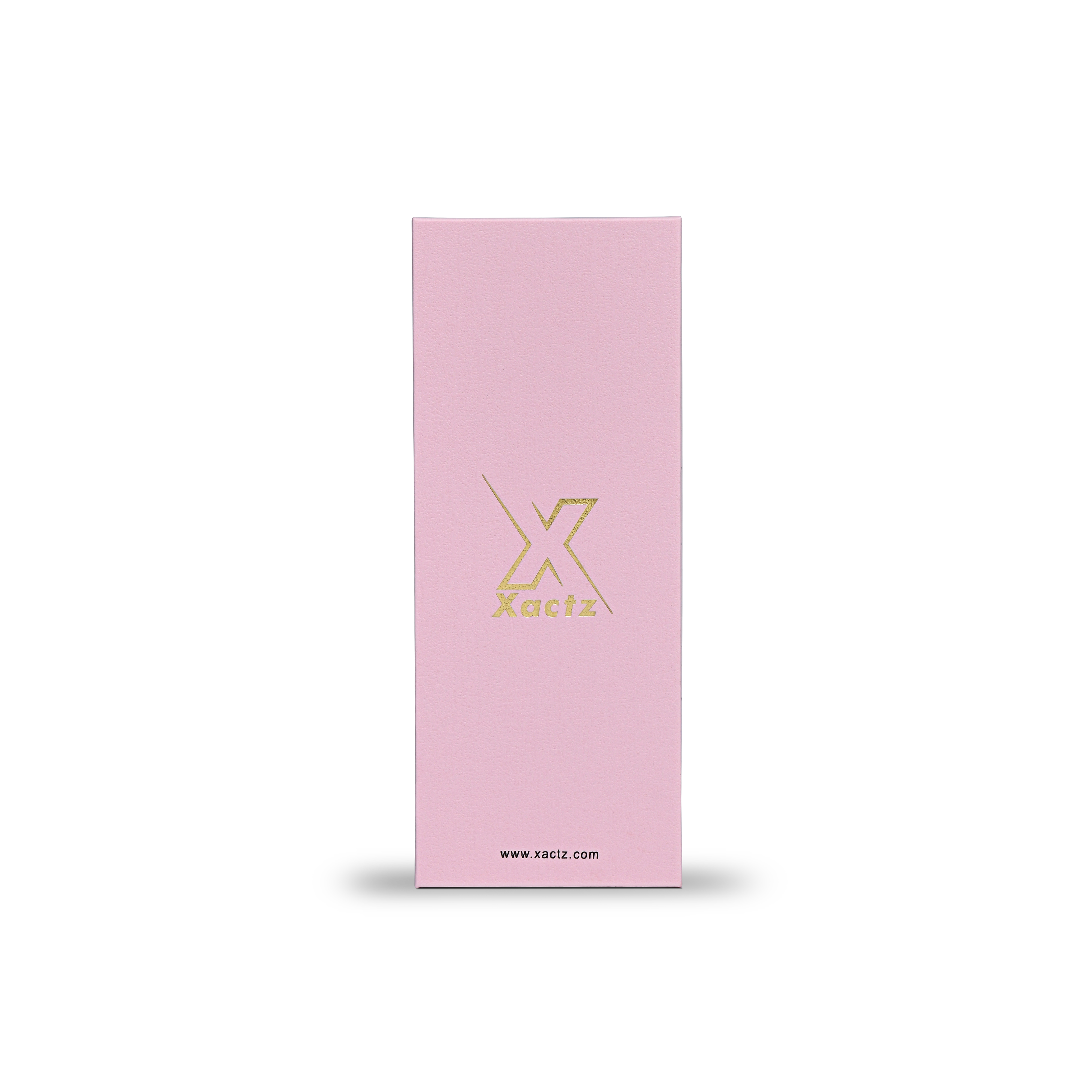 Premium Pink Lid and Base Box with Gold Foil