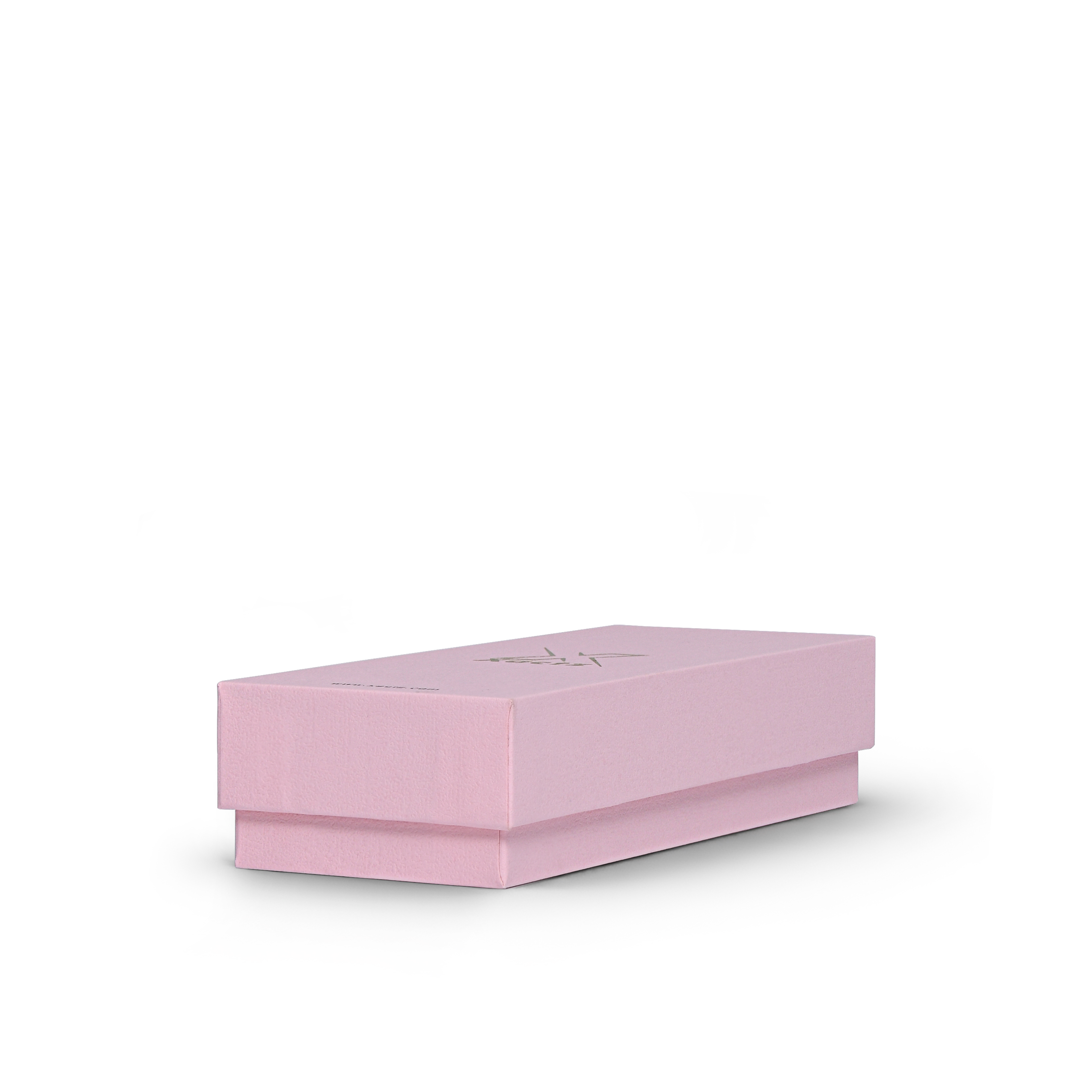 Premium Pink Lid and Base Box with Gold Foil