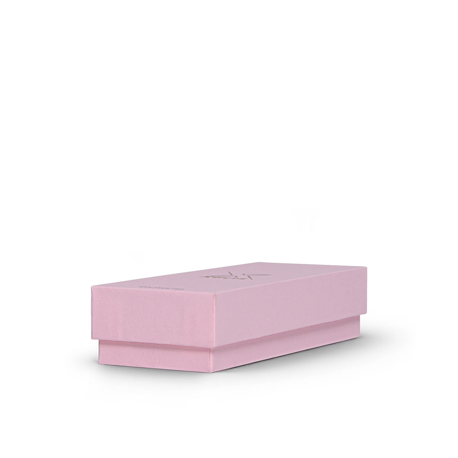 Premium Pink Lid and Base Box with Gold Foil