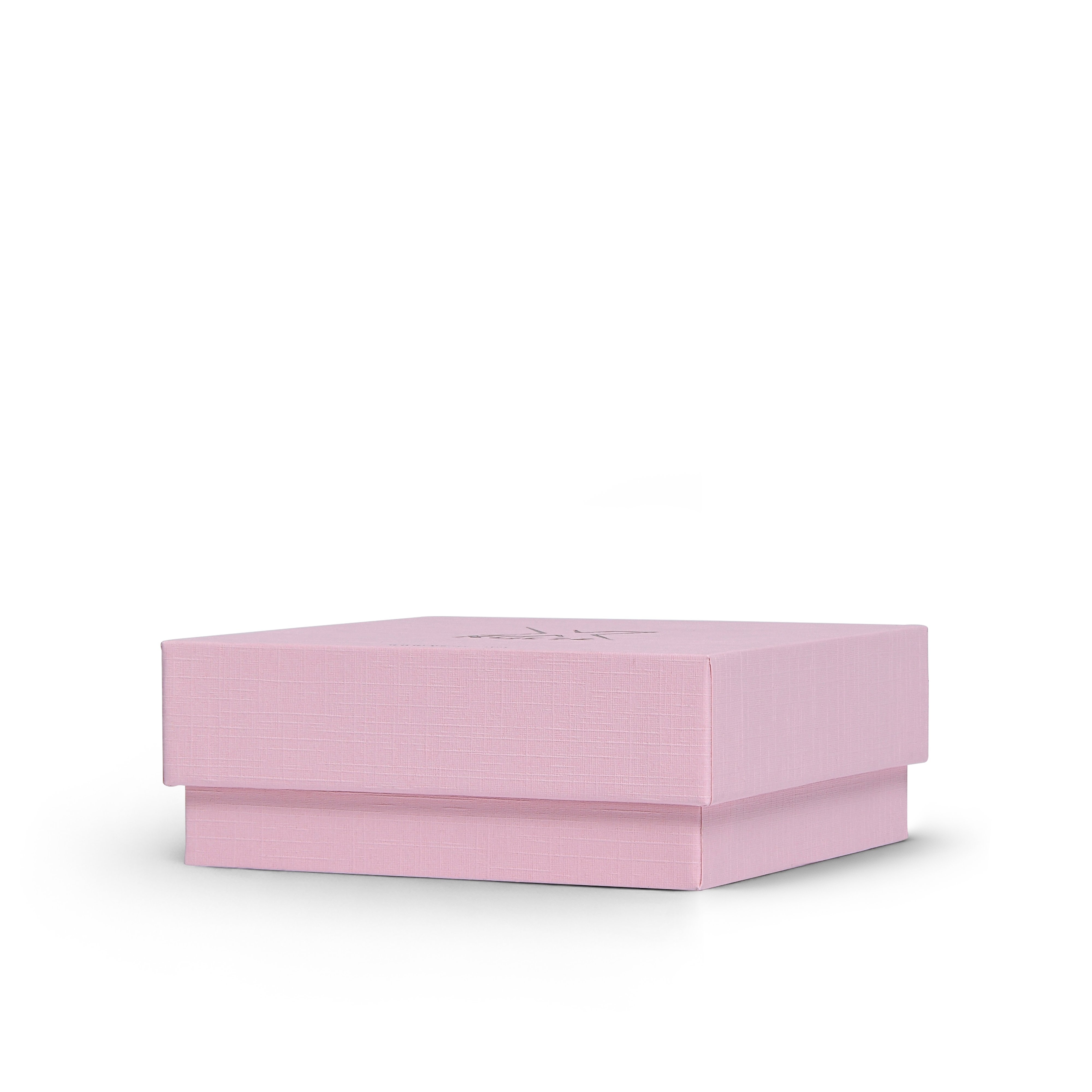 Premium Pink Textured Gold Embossed Hot Stamped Luxury Lid and Base Gift Box