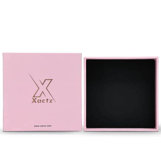 Scatole Regalo Lusso Personalizzate Rosa Oro Goffrato con Coperchio e Fondo Imballaggio Femminile