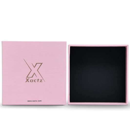 Scatole Regalo di Lusso con Coperchio e Base Quadrate Goffrate in Oro Rosa Personalizzate con Rose