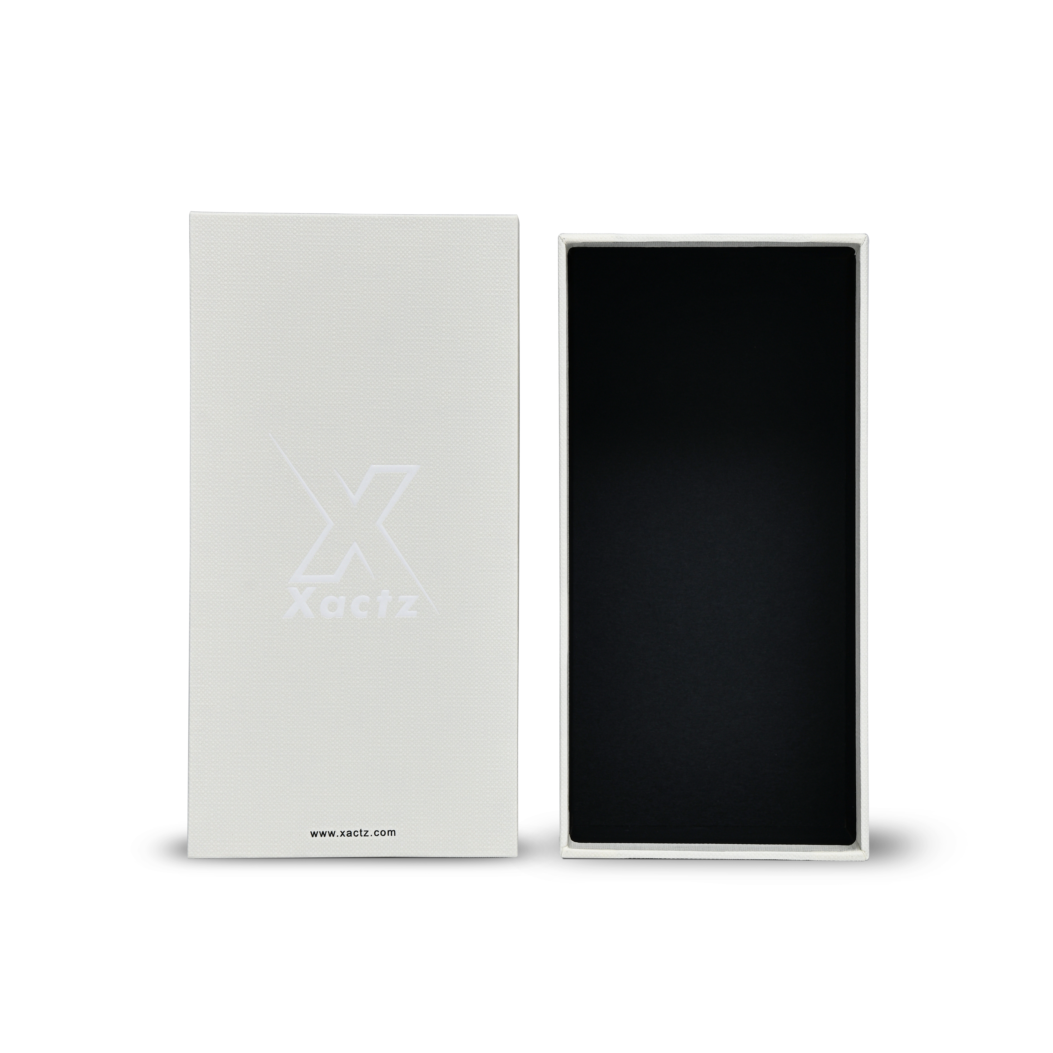 Premium Platinum Foil Lid & Base Gift Box Custom Packaging