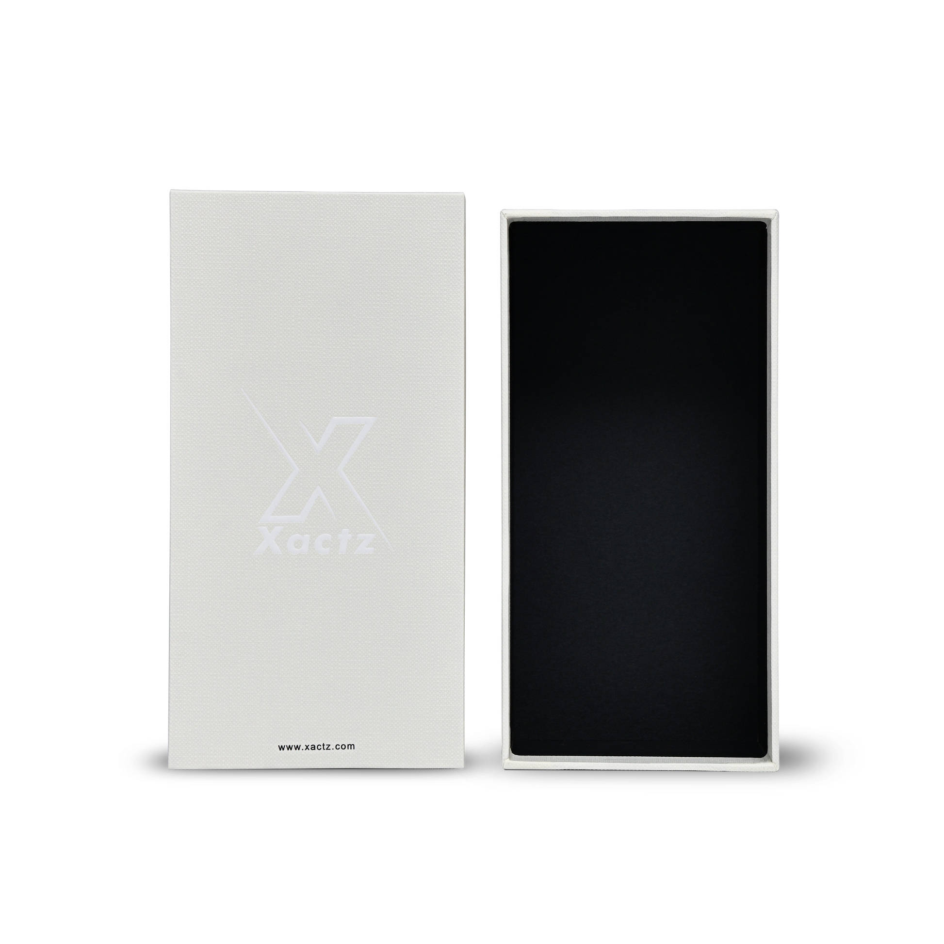 Premium Platinum Foil Lid & Base Gift Box Custom Packaging