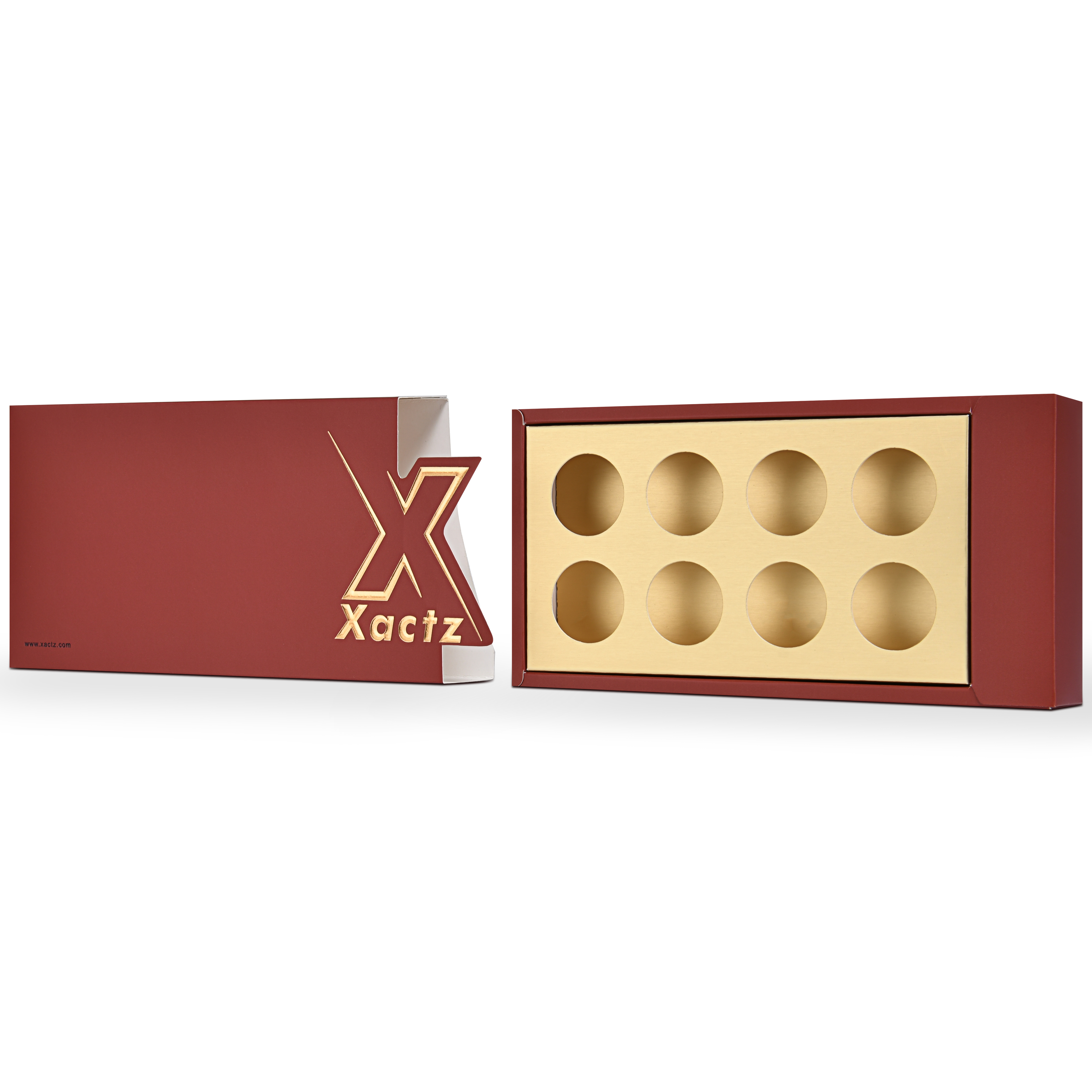 Luxury Custom Red Drawer Box Spot Color Printing Packaging