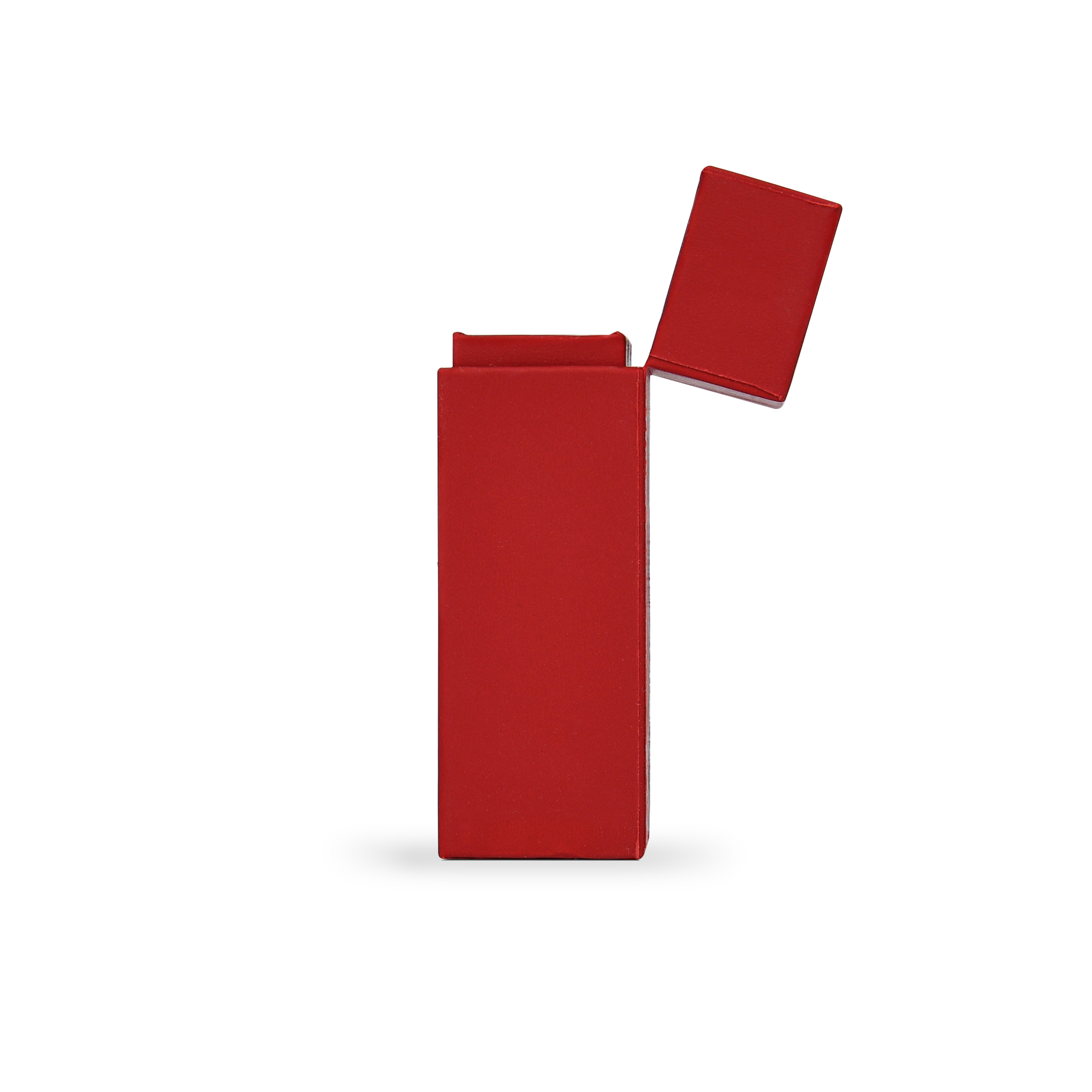 Boîte à couvercle rabattable rouge de luxe personnalisée, feuille argentée brillante, emballage en mousse EVA