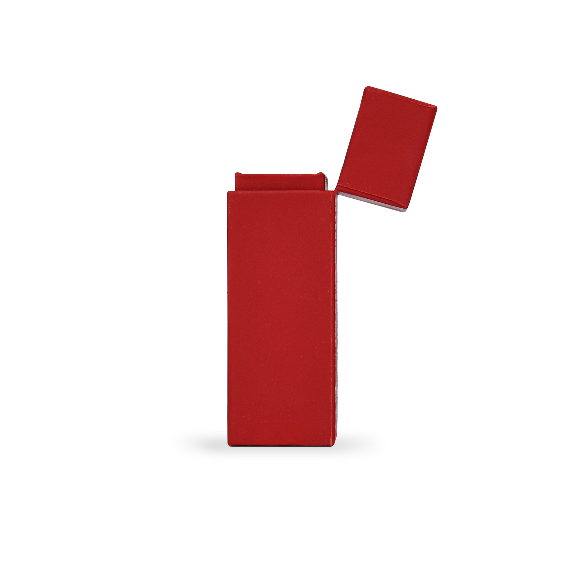 Boîte à couvercle rabattable rouge de luxe personnalisée, feuille argentée brillante, emballage en mousse EVA