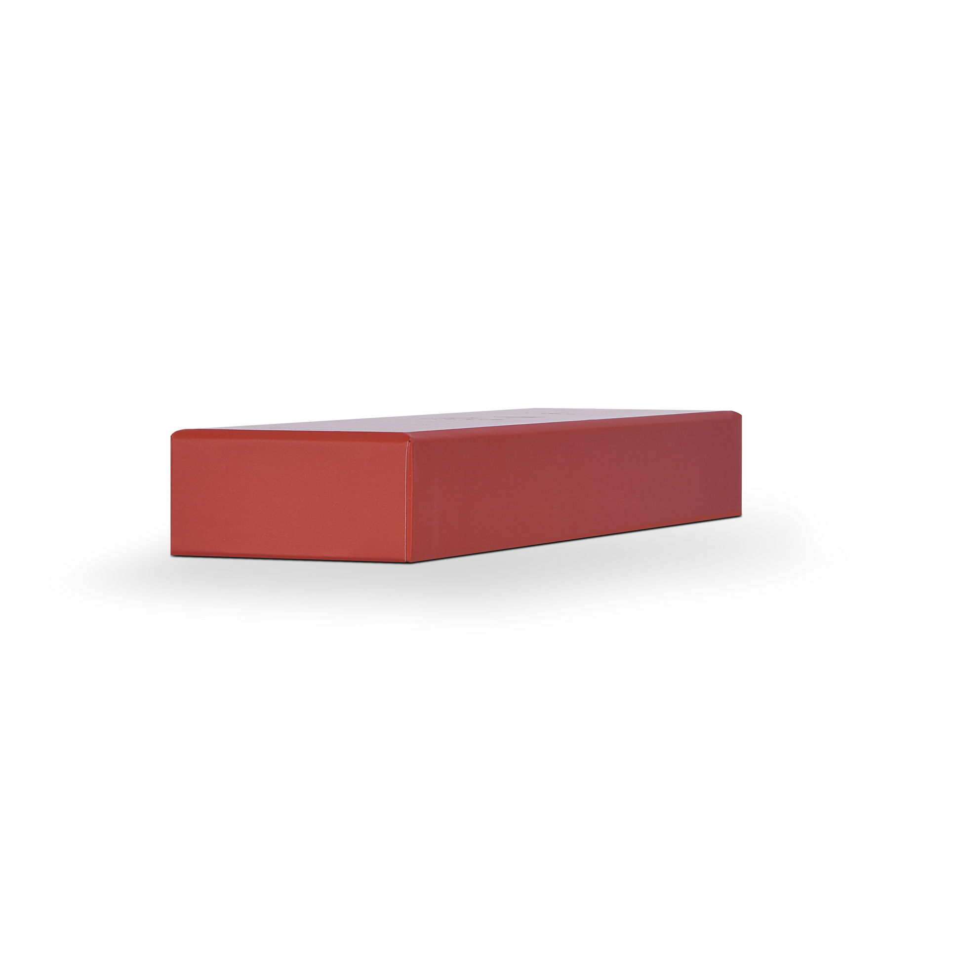 Emballage Luxe Sur Mesure Boîte Couvercle et Fond Rouge Plateau Intérieur Doré
