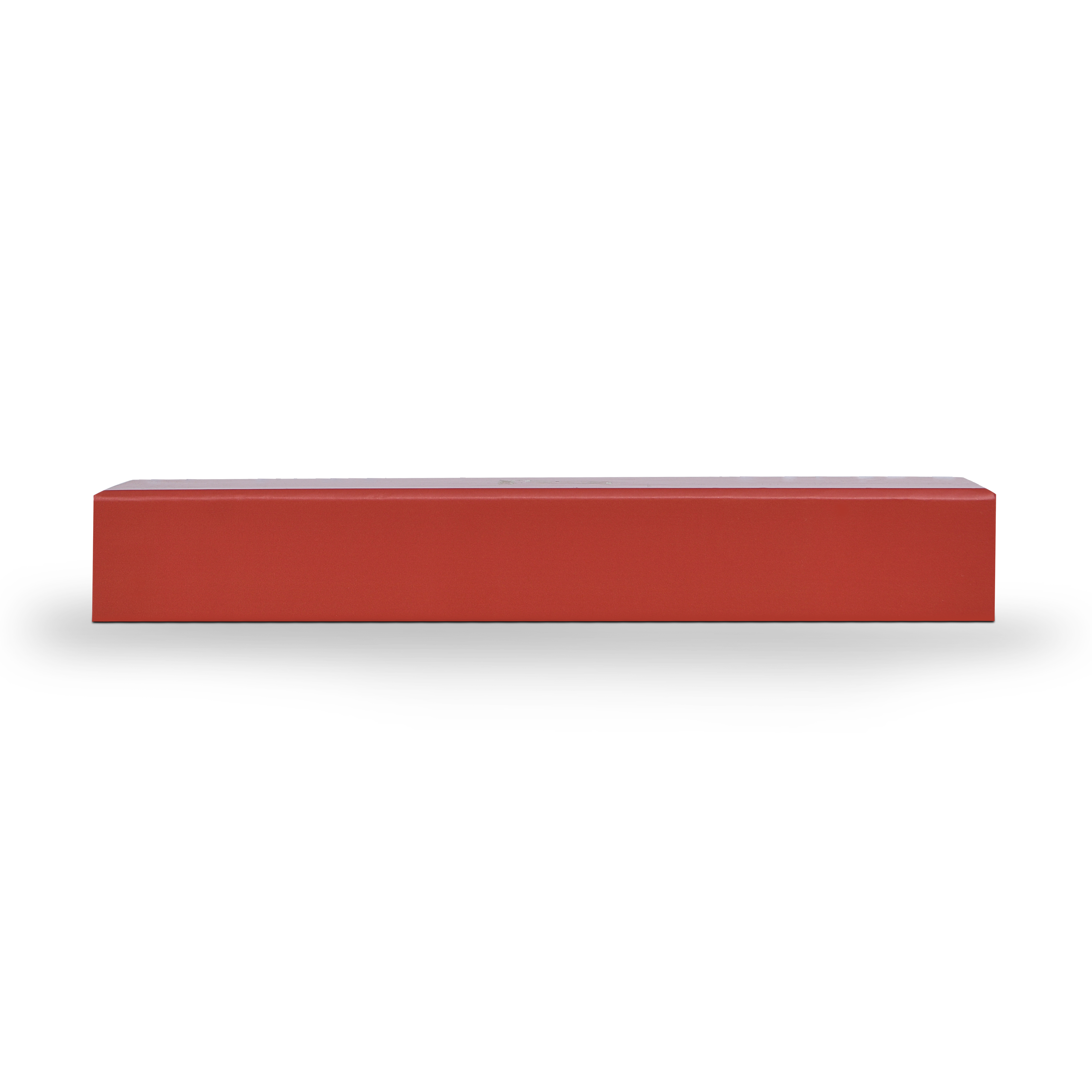 Emballage Luxe Sur Mesure Boîte Couvercle et Fond Rouge Plateau Intérieur Doré