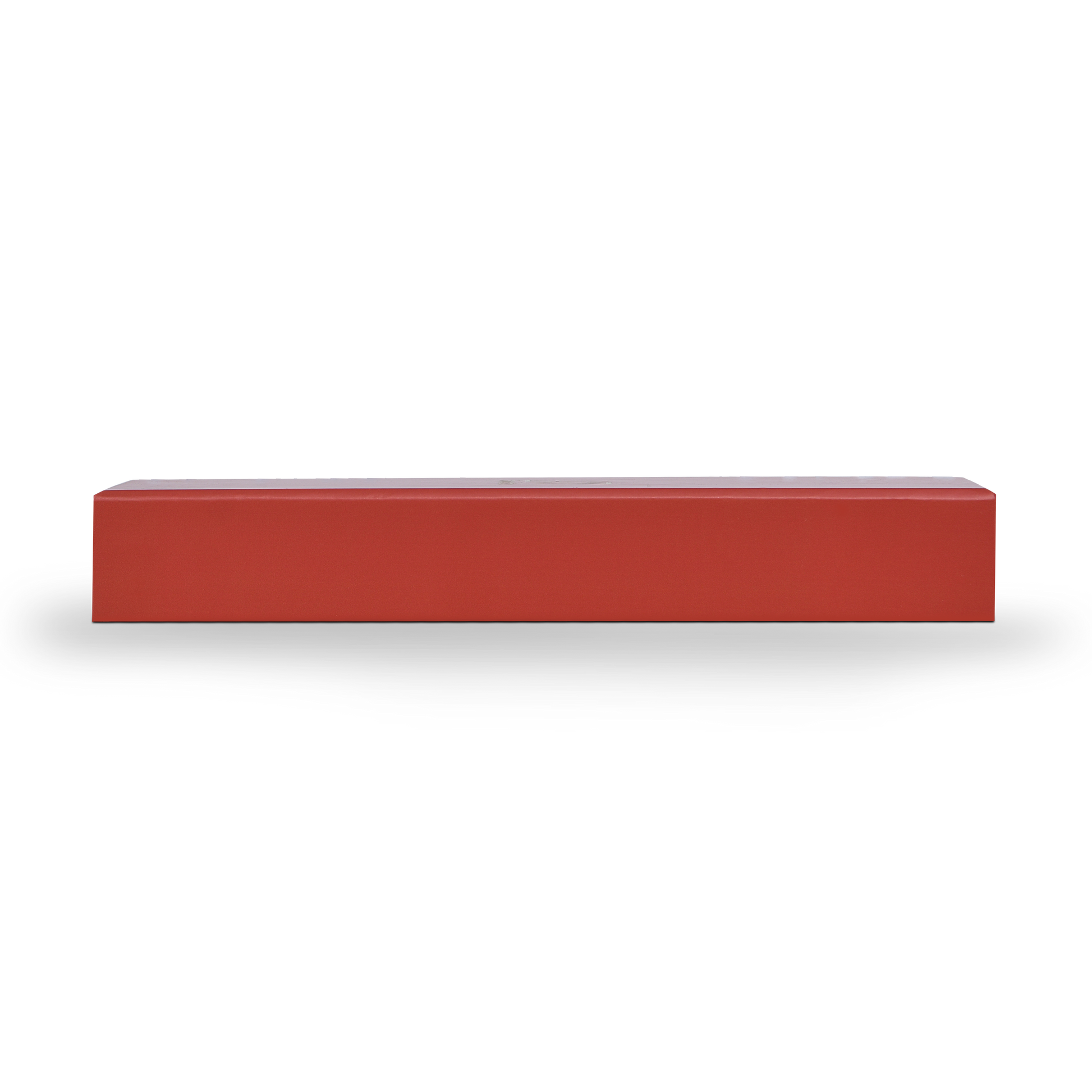 Emballage Luxe Sur Mesure Boîte Couvercle et Fond Rouge Plateau Intérieur Doré