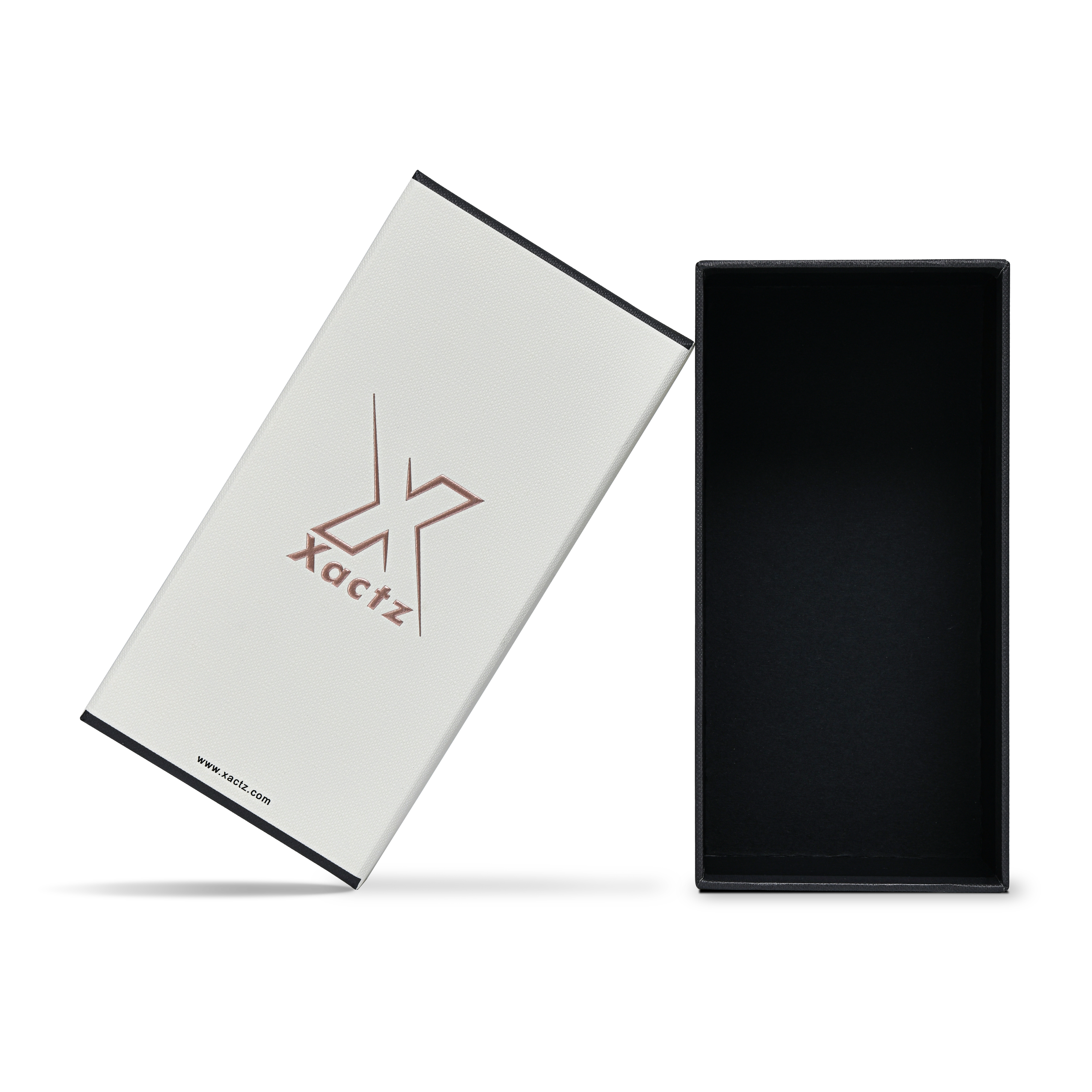 Premium Rose Gold Foil Lid & Base Gift Box Custom Packaging