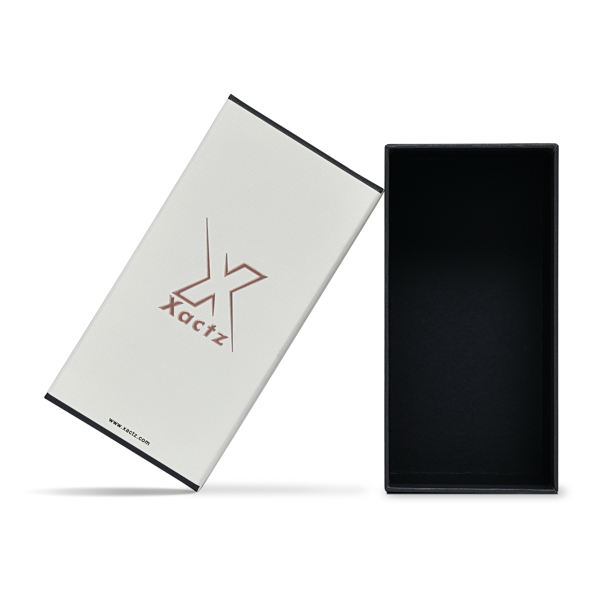 Premium Rose Gold Foil Lid & Base Gift Box Custom Packaging