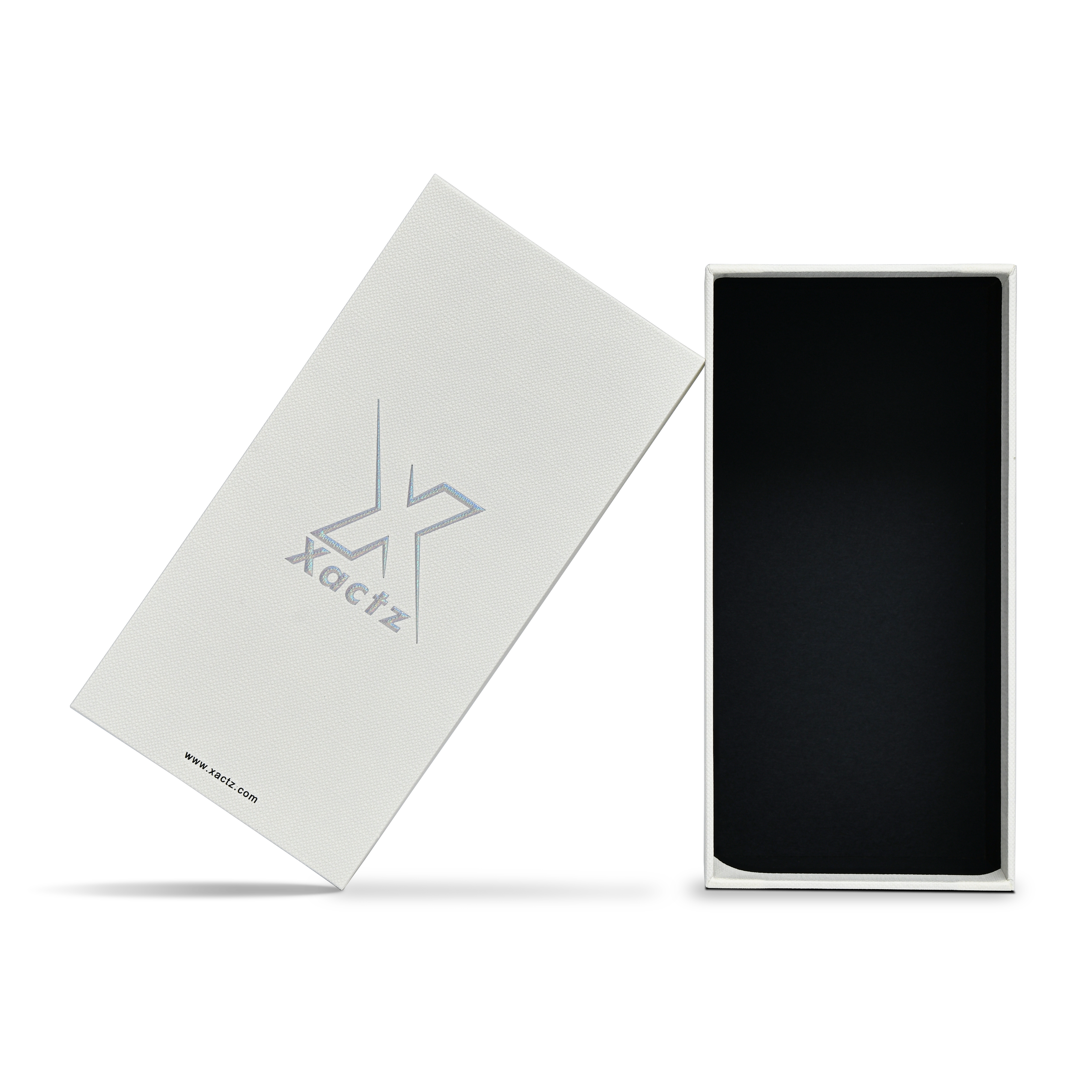 Premium Silver Foil Lid & Base Gift Box