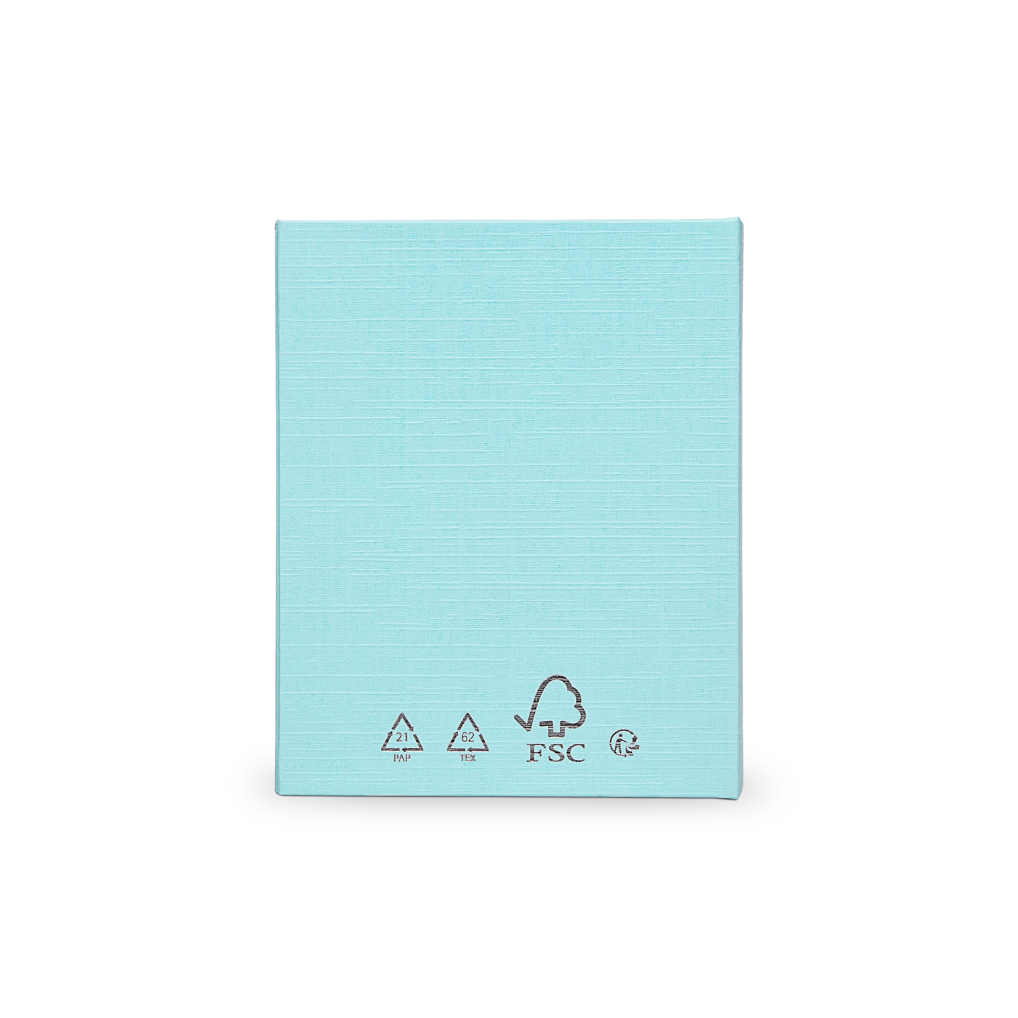 Emballage de luxe personnalisé Boîte-livre bleue en carton, gaufrage à chaud argenté et insert en mousse velours
