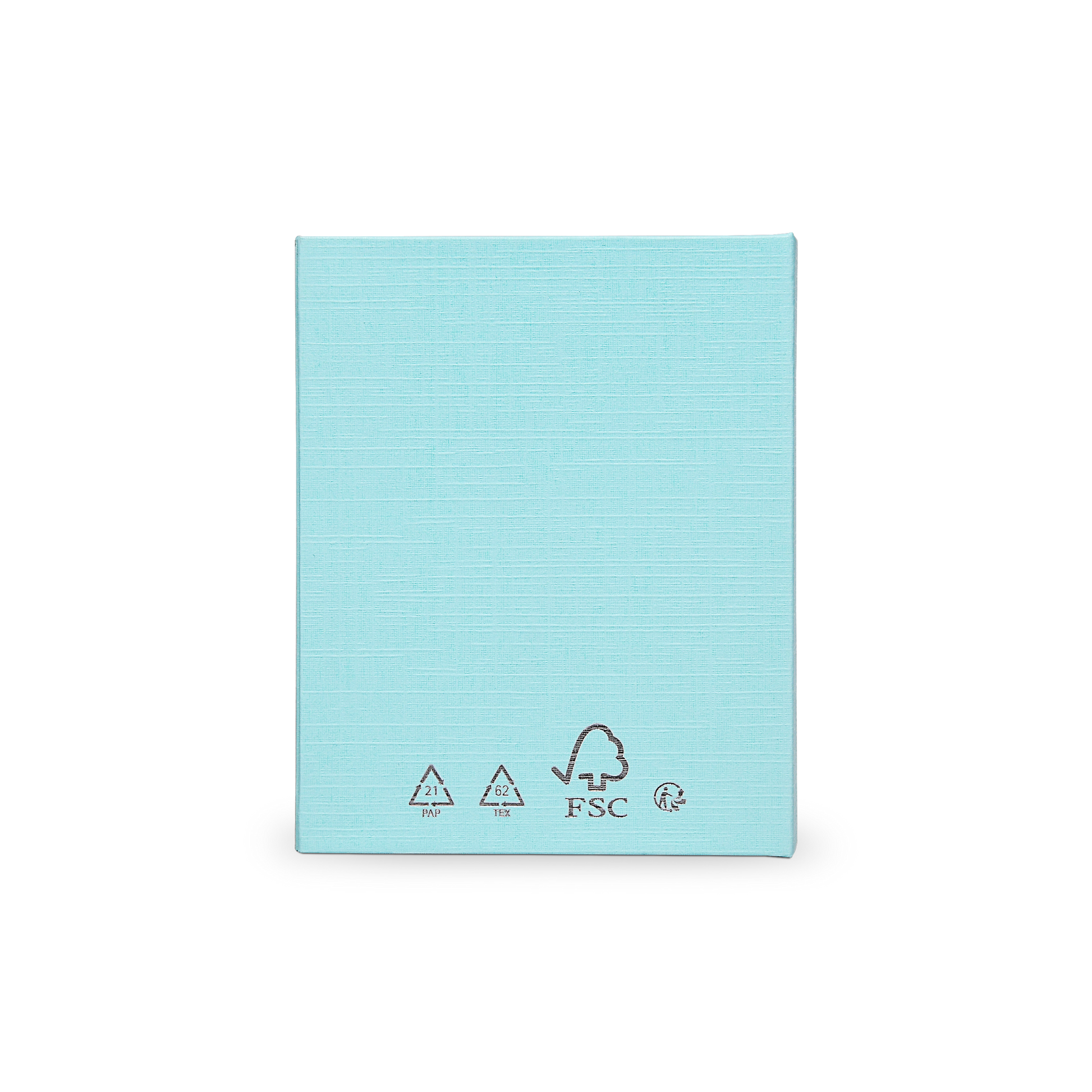 Emballage de luxe personnalisé Boîte-livre bleue en carton, gaufrage à chaud argenté et insert en mousse velours