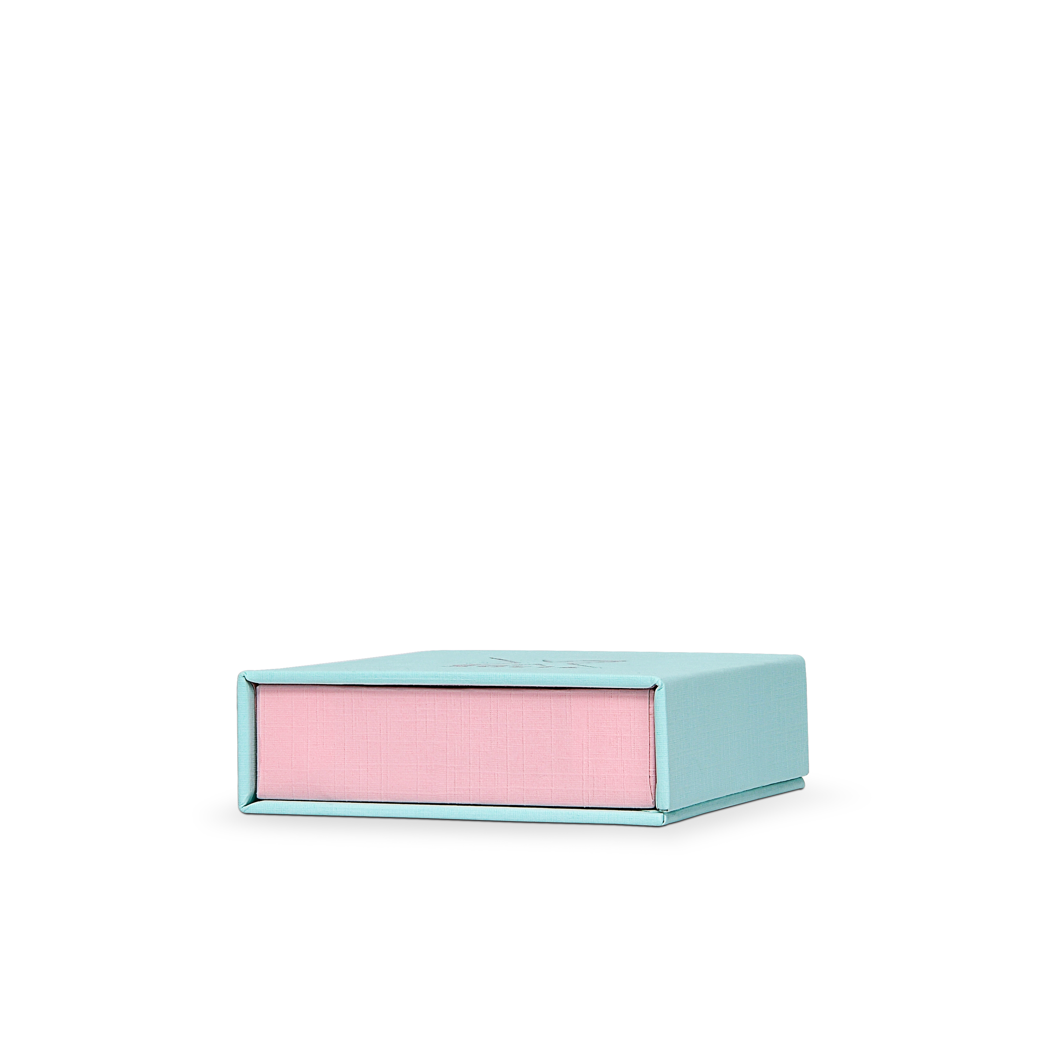 Emballage de luxe personnalisé Boîte-livre bleue en carton, gaufrage à chaud argenté et insert en mousse velours