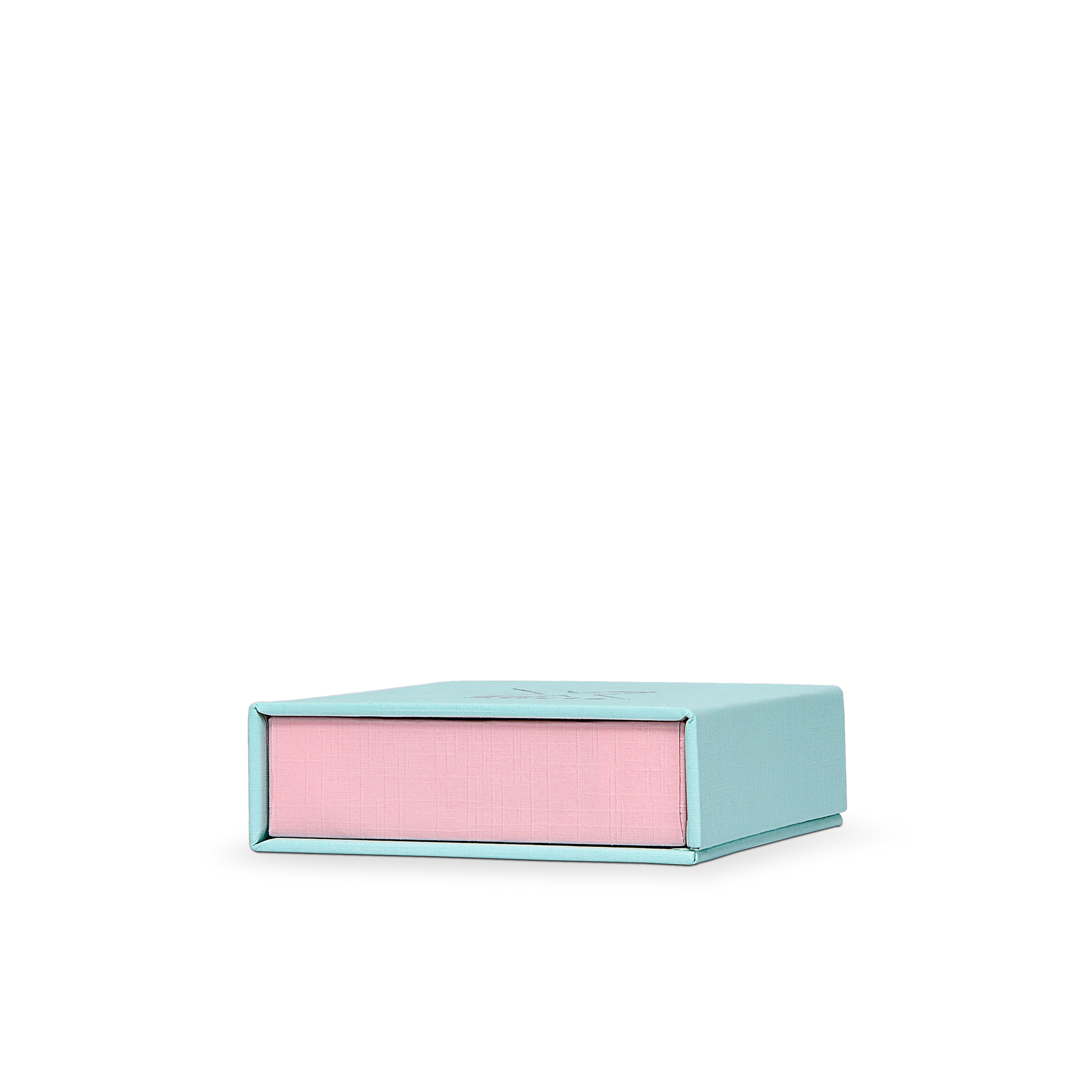 Emballage de luxe personnalisé Boîte-livre bleue en carton, gaufrage à chaud argenté et insert en mousse velours