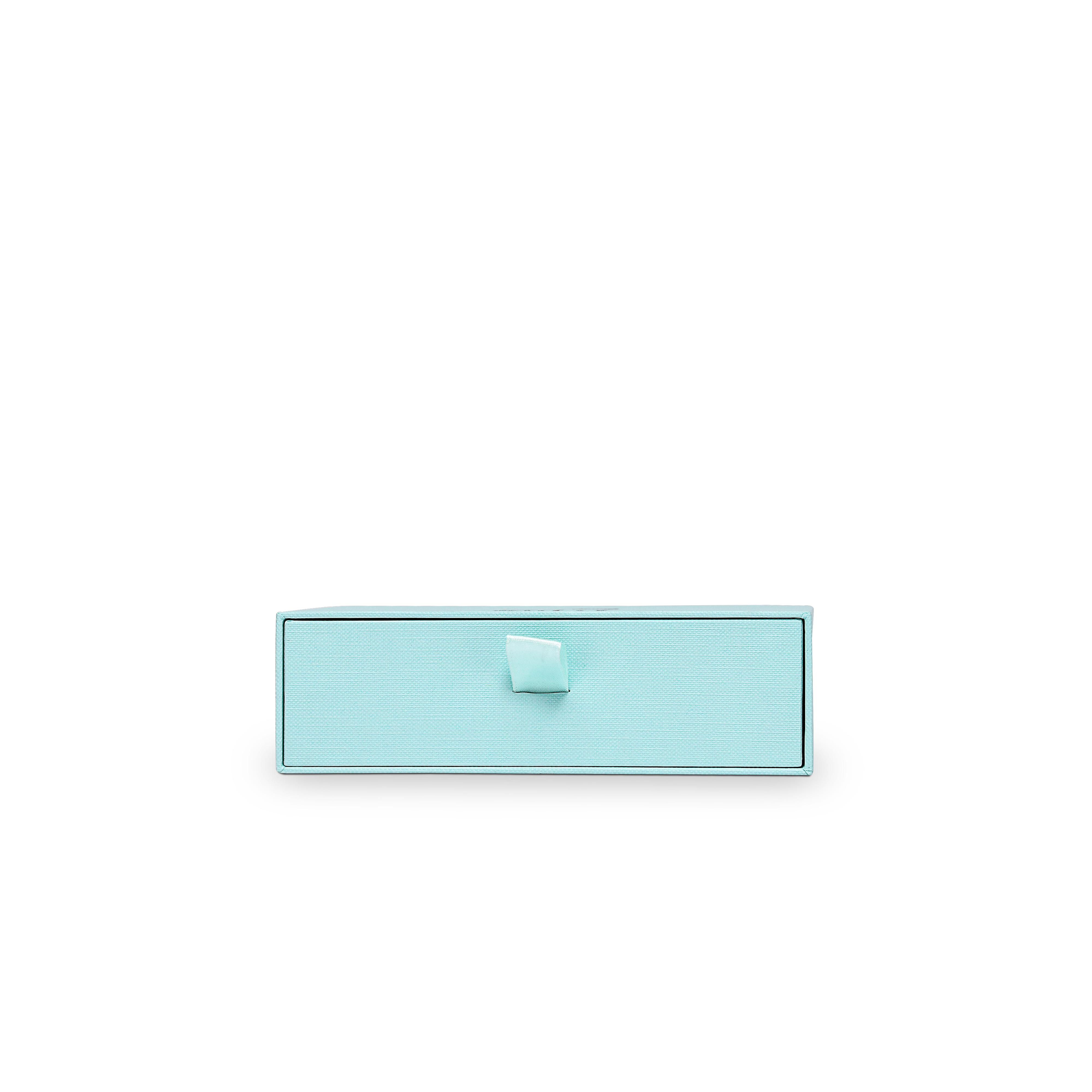 Boîte Tiroir de Luxe Personnalisée Bleue Ruban en Feuille d'Or Rose Emballage en Tissu