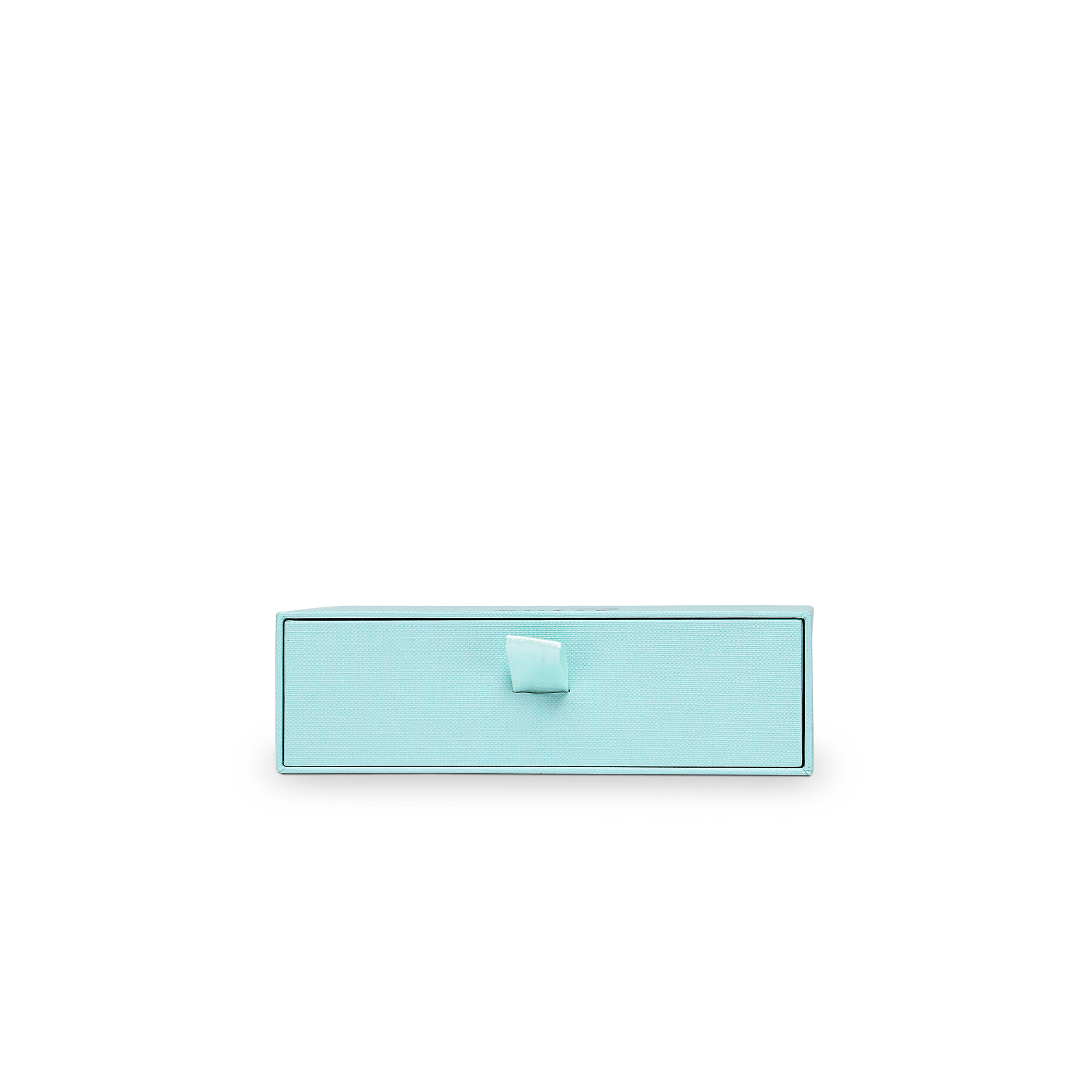 Boîte Tiroir de Luxe Personnalisée Bleue Ruban en Feuille d'Or Rose Emballage en Tissu