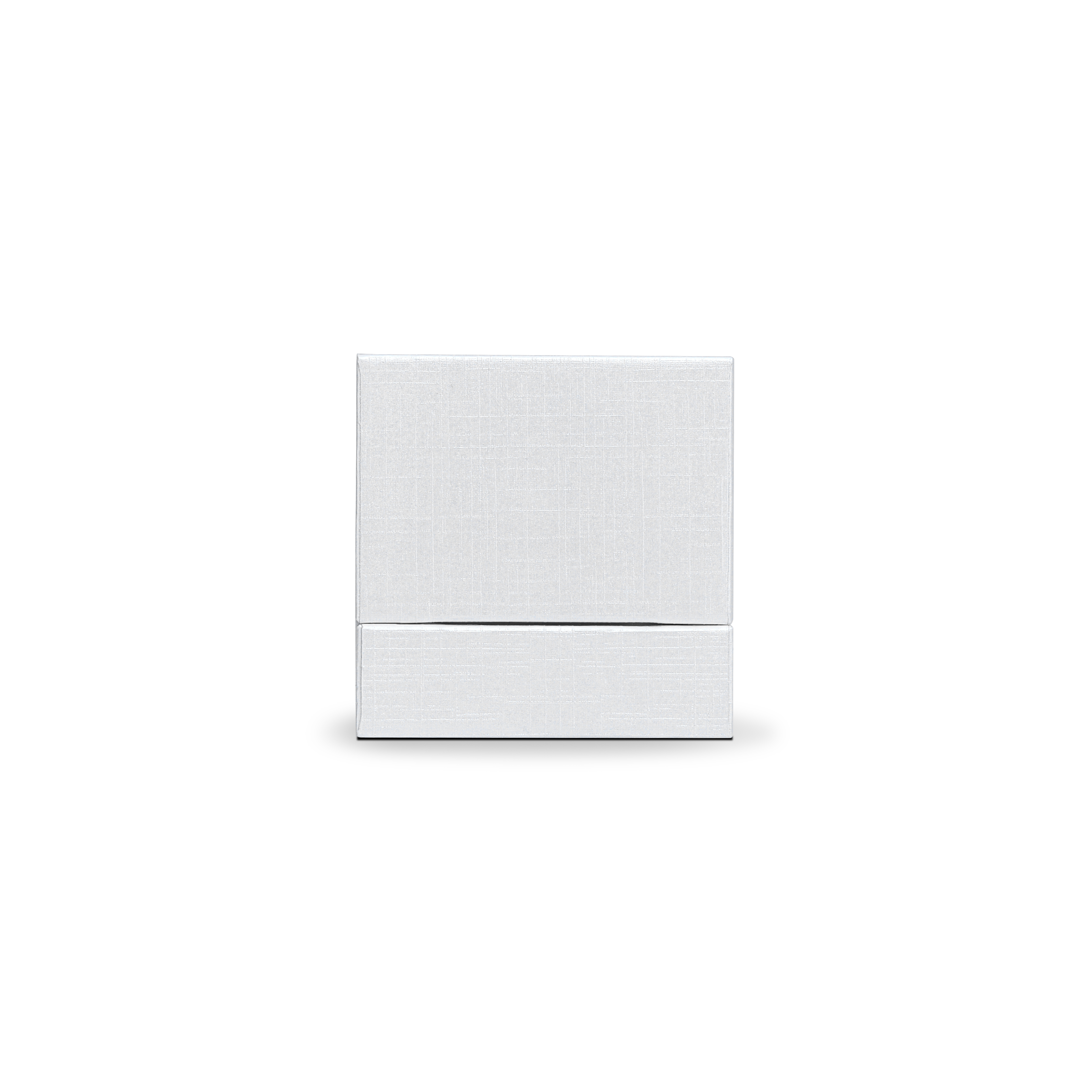 Premium Super White Textured Gold Embossed Hot Stamped Rigid Lid and Base Gift Box