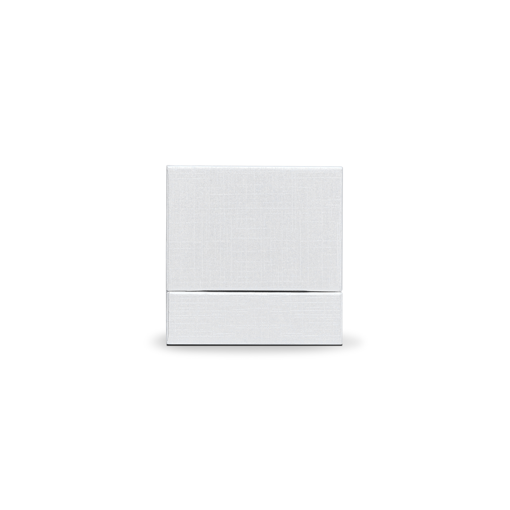 Premium Super White Textured Gold Embossed Hot Stamped Rigid Lid and Base Gift Box